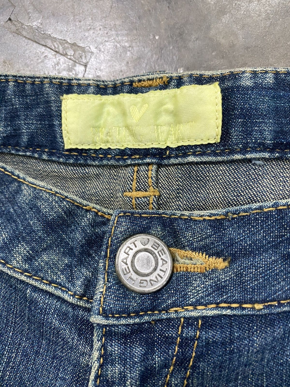 Hysteric Glamour × Japanese Brand × Tornado Mart Flare Jeans Japan Beating Heart Flared Jeans @253 Size US 29 - 6 Thumbnail