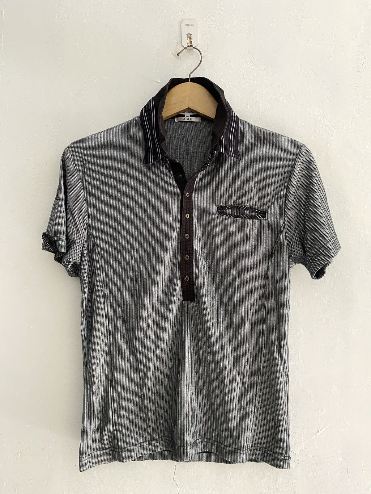 If Six Was Nine × Japanese Brand × Le Grande Bleu (L.G.B.) Smantic design double colars poloshirt Size US L / EU 52-54 / 3 - 3 Thumbnail