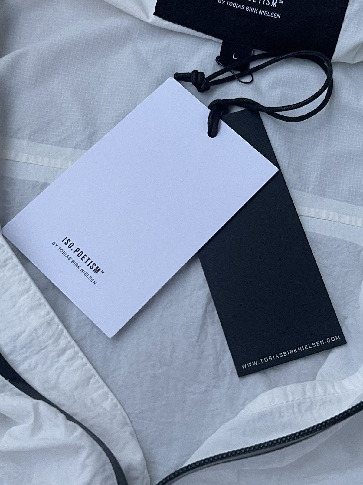 Tobias Birk Nielsen !DS! SS23 Iso Poetism Tobias Birk Nielsen White Nylon Jacket Size US L / EU 52-54 / 3 - 24 Thumbnail