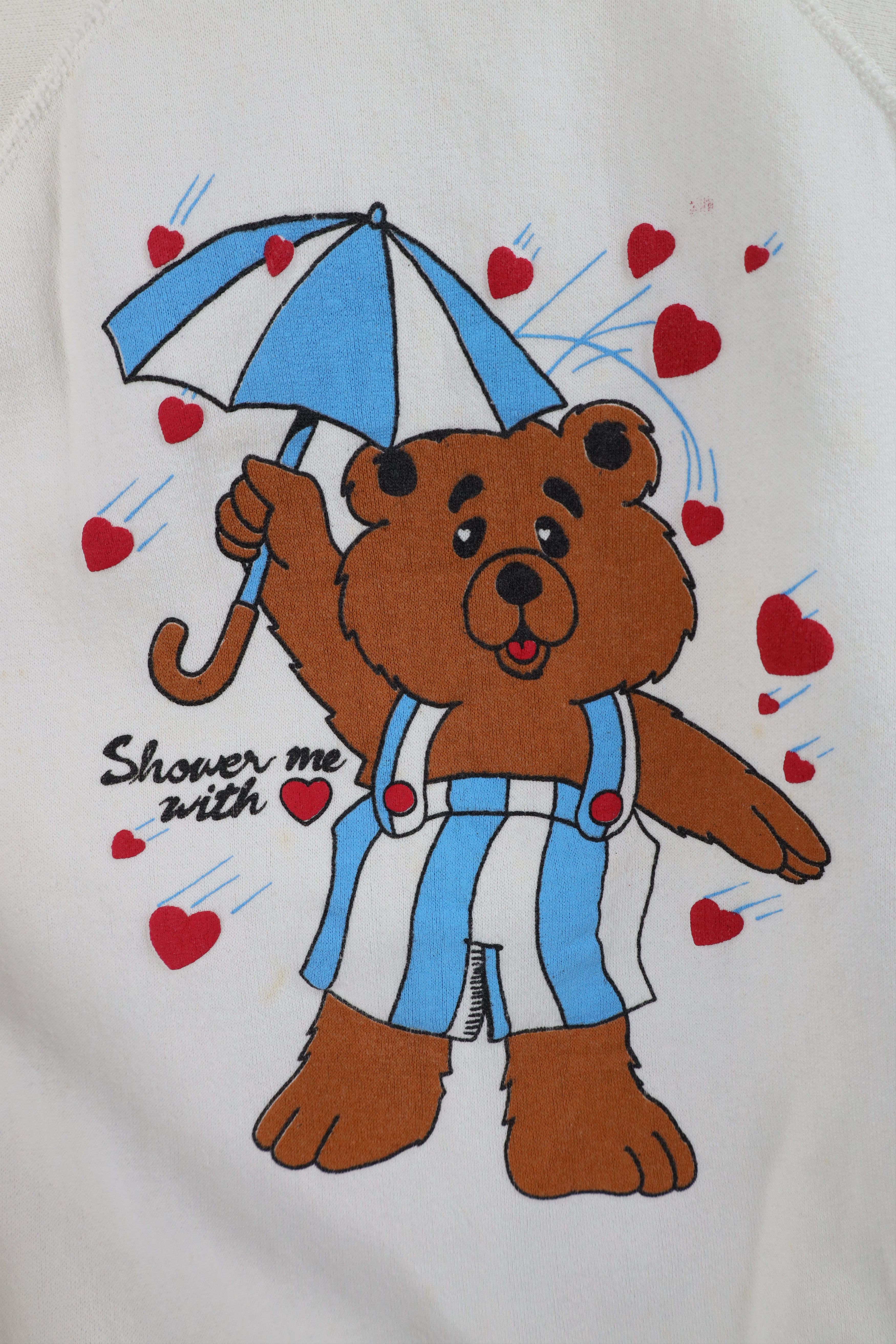 Vintage Vintage 80s 90s Streetwear Me With Love Bear Sweatshirt USA Size XL / US 12-14 / IT 48-50 - 4 Thumbnail