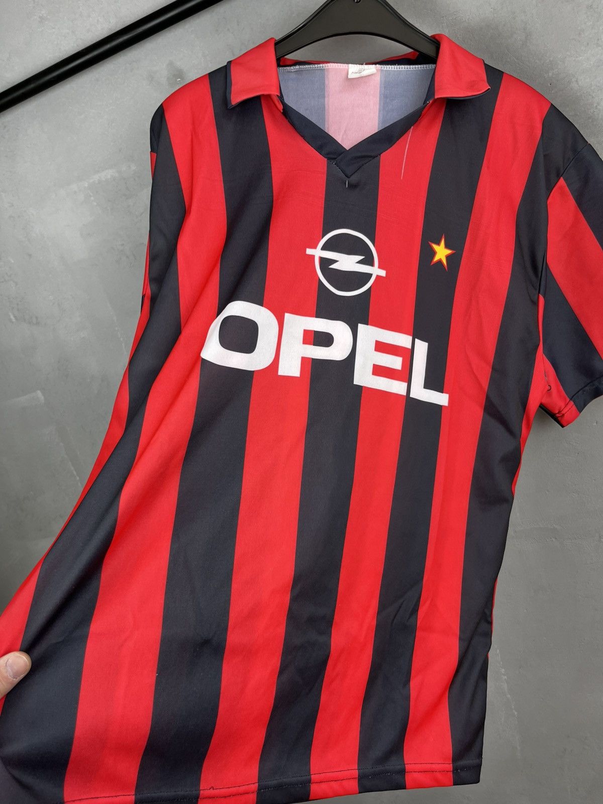 Vintage VINTAGE 90's AC MILAN SOCCER JERSEY Size US XL / EU 56 / 4 - 7 Thumbnail