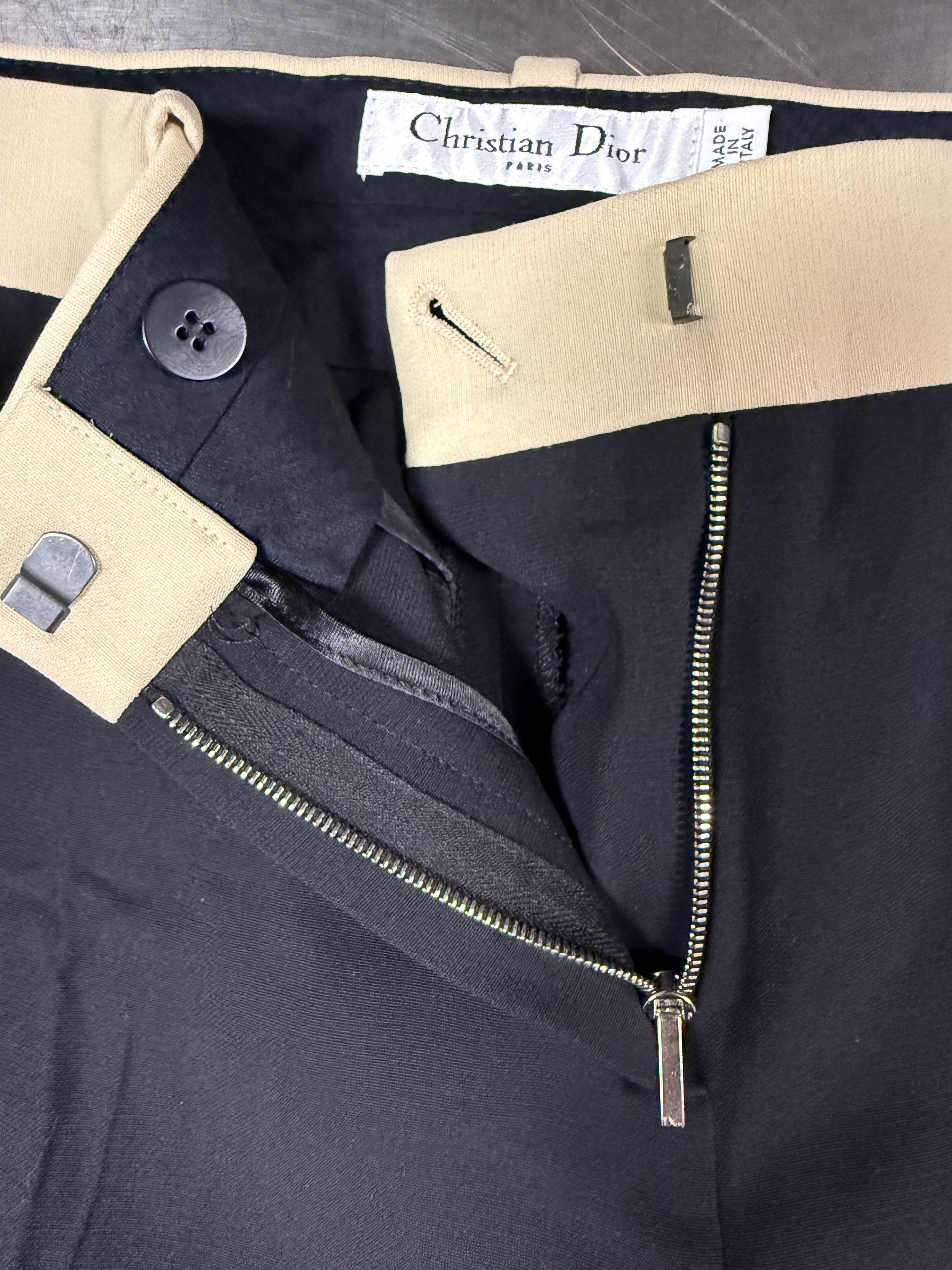 Dior Christian Dior Two Tone Silk Wool Suit Jacket and Pants Size XS / US 0-2 / IT 36-38 - 11 Thumbnail