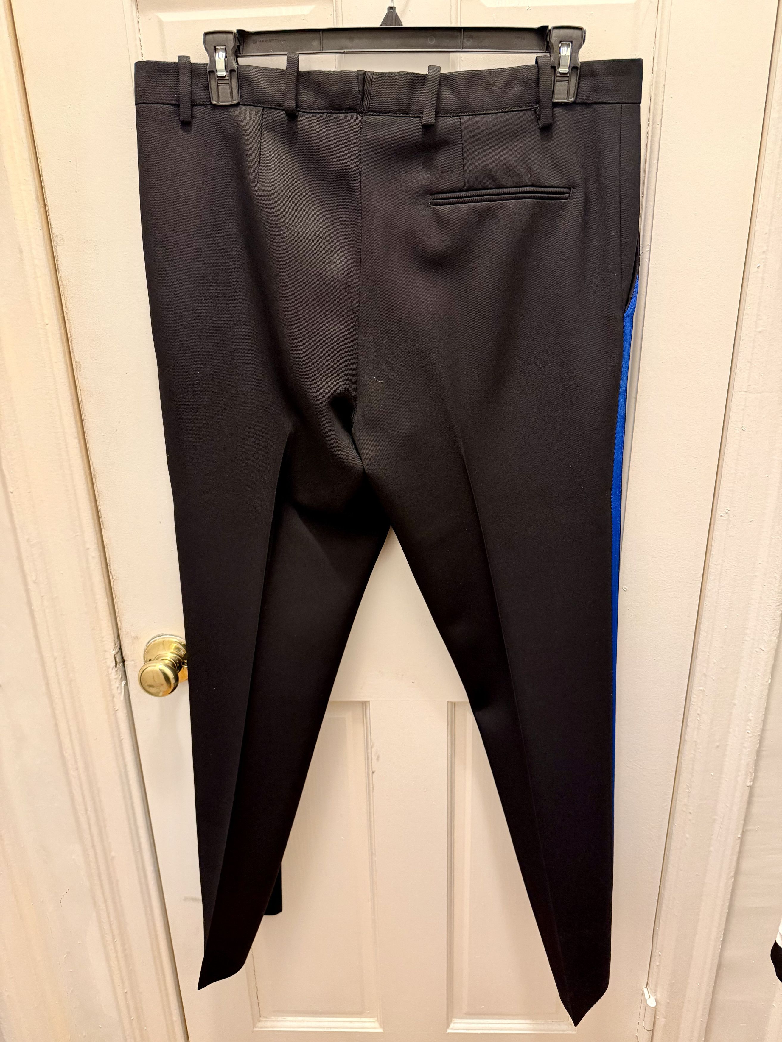 Raf Simons × Sterling Ruby F/W14 Collab Military Stripe Trousers Size US 36 / EU 52 - 6 Thumbnail