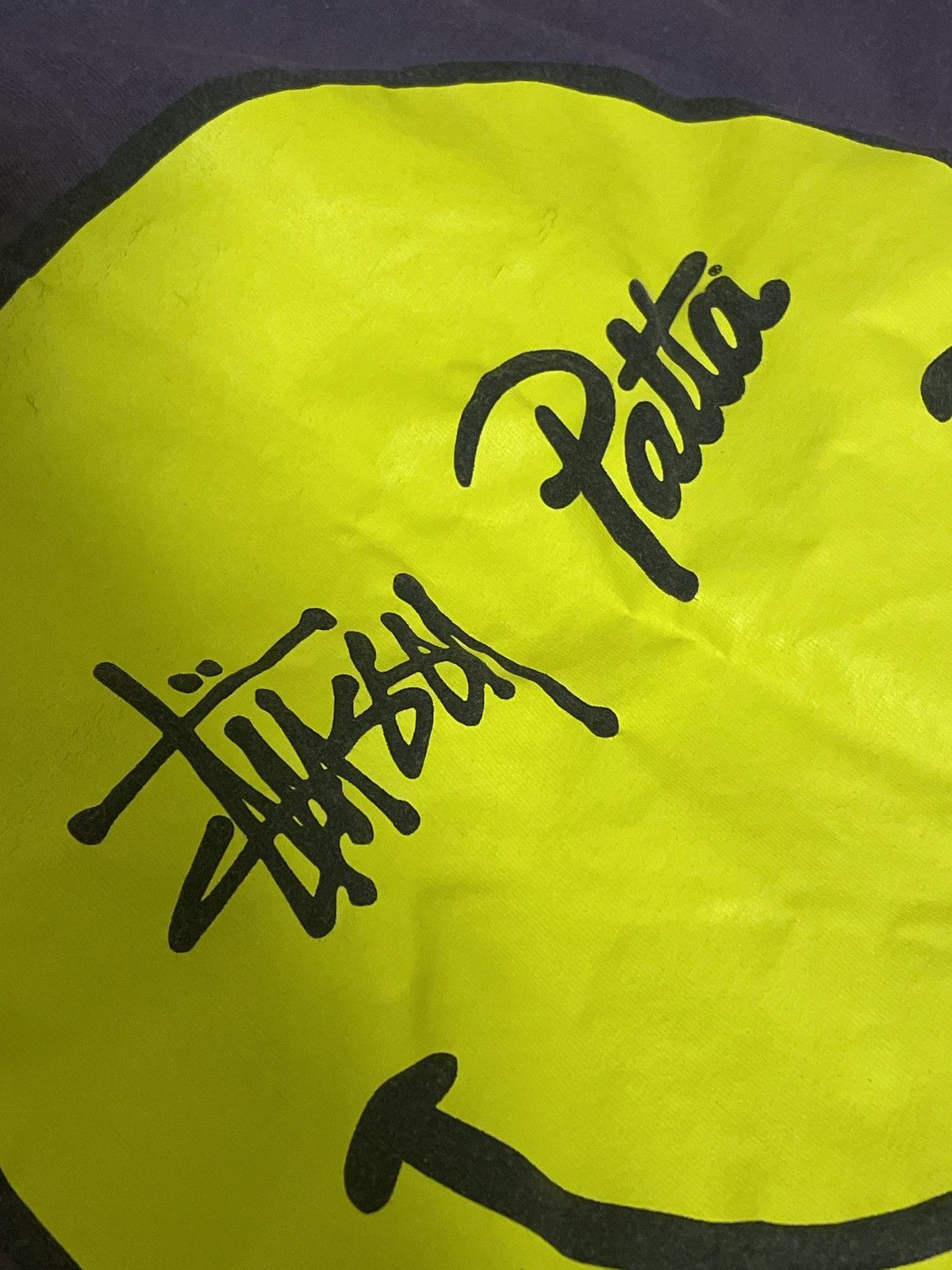 Stussy Stussy*Patta t-shirt smile big centre logo Size US L / EU 52-54 / 3 - 6 Thumbnail