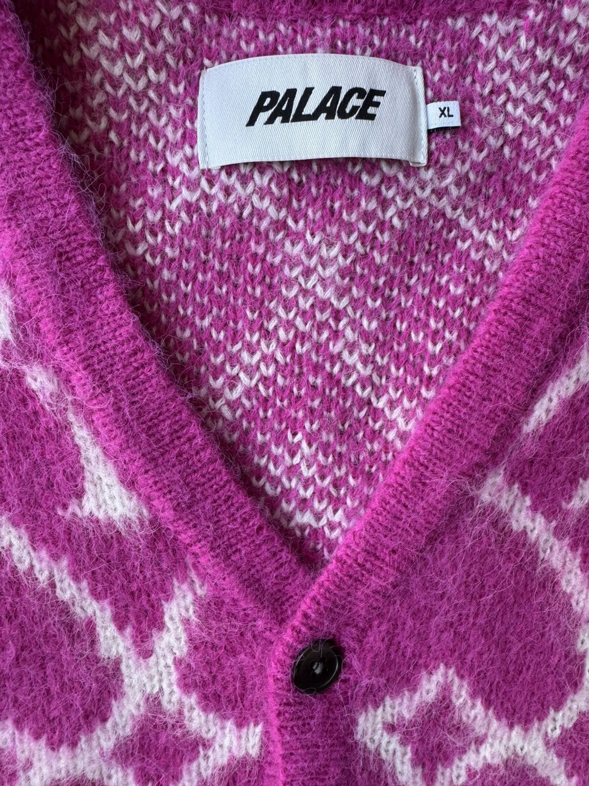 Palace Palace Hairy Heart Knit Cardigan Size US XL / EU 56 / 4 - 3 Thumbnail