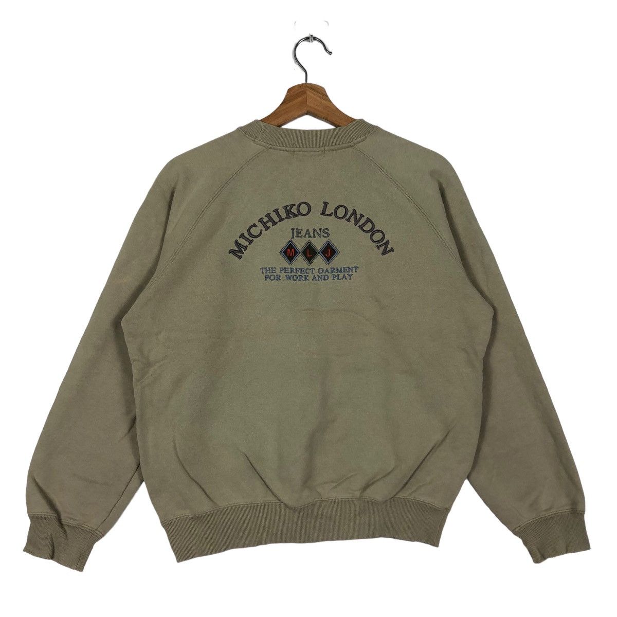 Japanese Brand 🔥90’s Vintage Sweatshirt Michiko London Jeans Big Logo Size US M / EU 48-50 / 2 - 8 Thumbnail