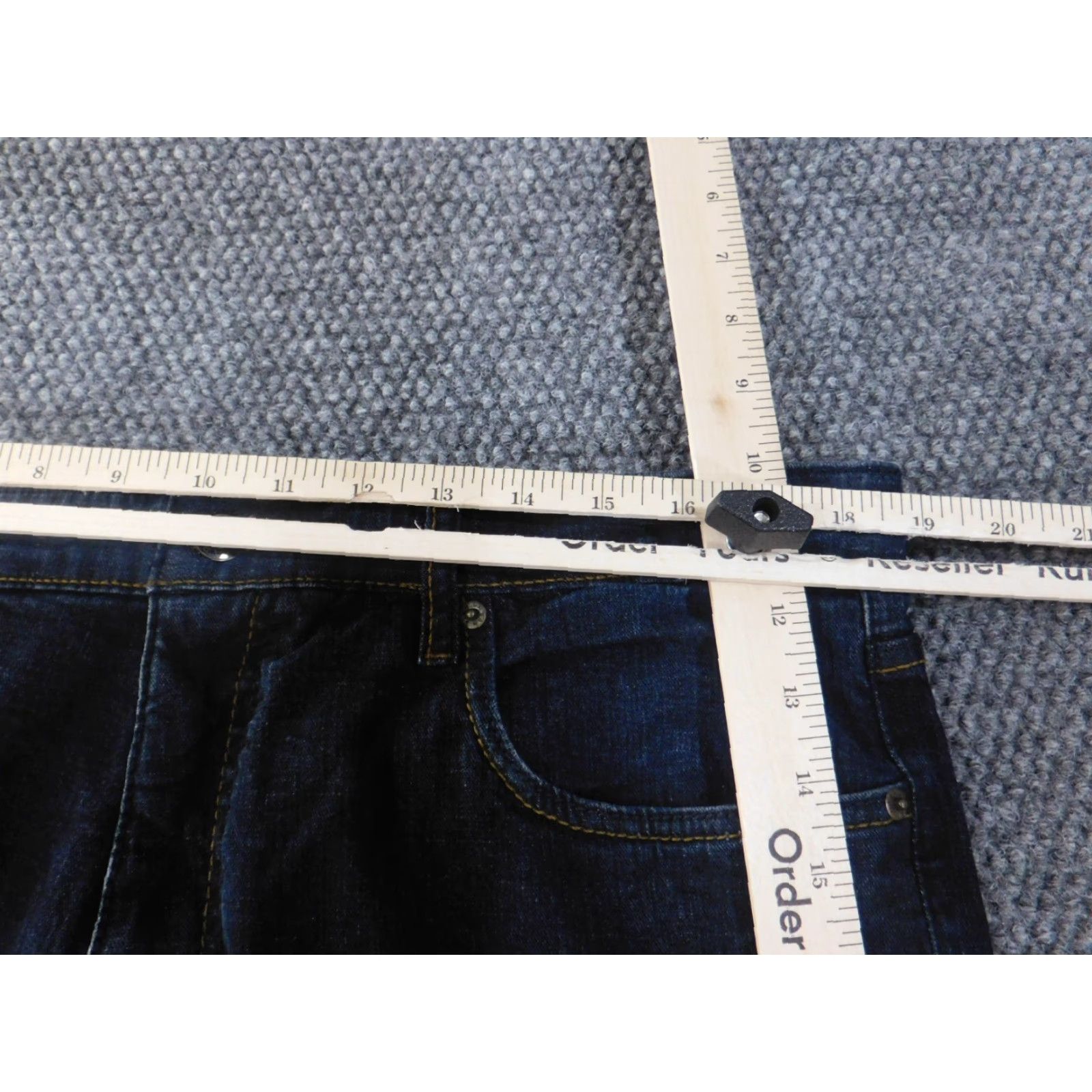 Vintage Urban Star Jeans 38x32 Jeans Mens Blue Dark Denim Retro Straight Star Distressed Pockets Zipper Regular Inseam 32"} Size US 38 / EU 54 - 5 Thumbnail