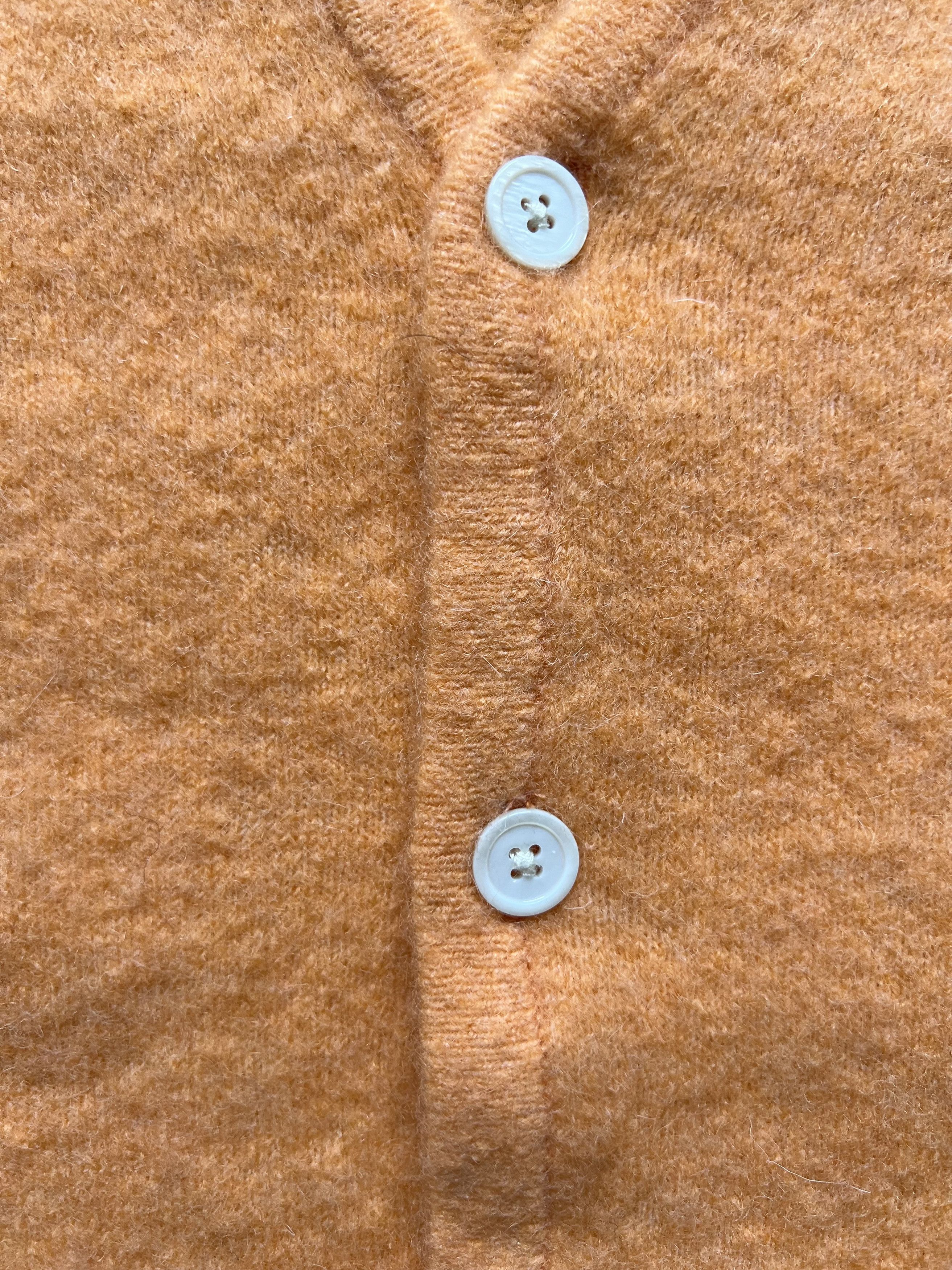 Stussy 💚 Stussy Brushed Cardigan Peach Medium NEW Size US M / EU 48-50 / 2 - 5 Thumbnail