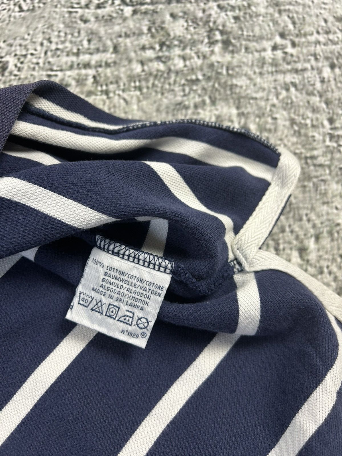 Ralph Lauren Polo Ralph Lauren striped polo shirt navy white small pony Size US XXL / EU 58 / 5 - 5 Thumbnail