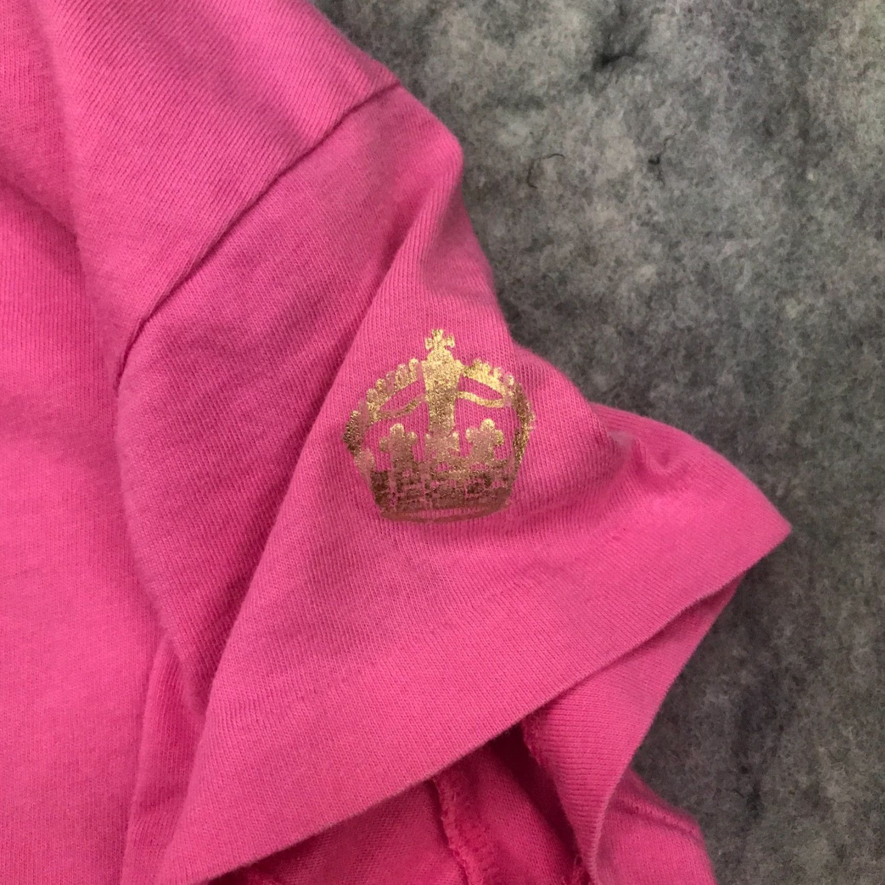 Ralph Lauren Polo Jeans Company Womens Shirt Large Pink Cotton Short Sleeve Round Neck Size L / US 10 / IT 46 - 5 Thumbnail