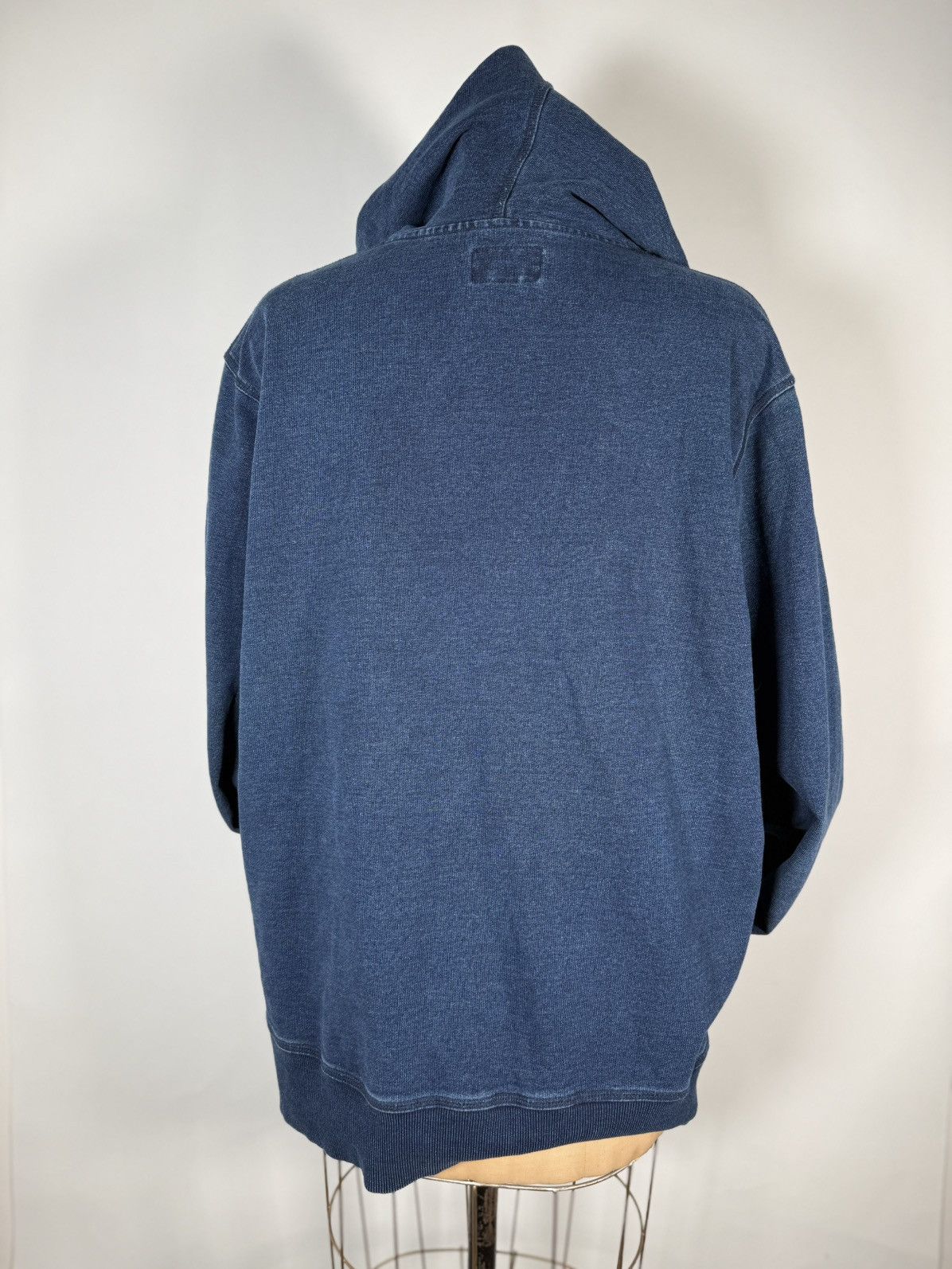 True Religion Y2K True Religion Cotton Denim Effect Zip-Up Hoodie Size US XL / EU 56 / 4 - 2 Thumbnail