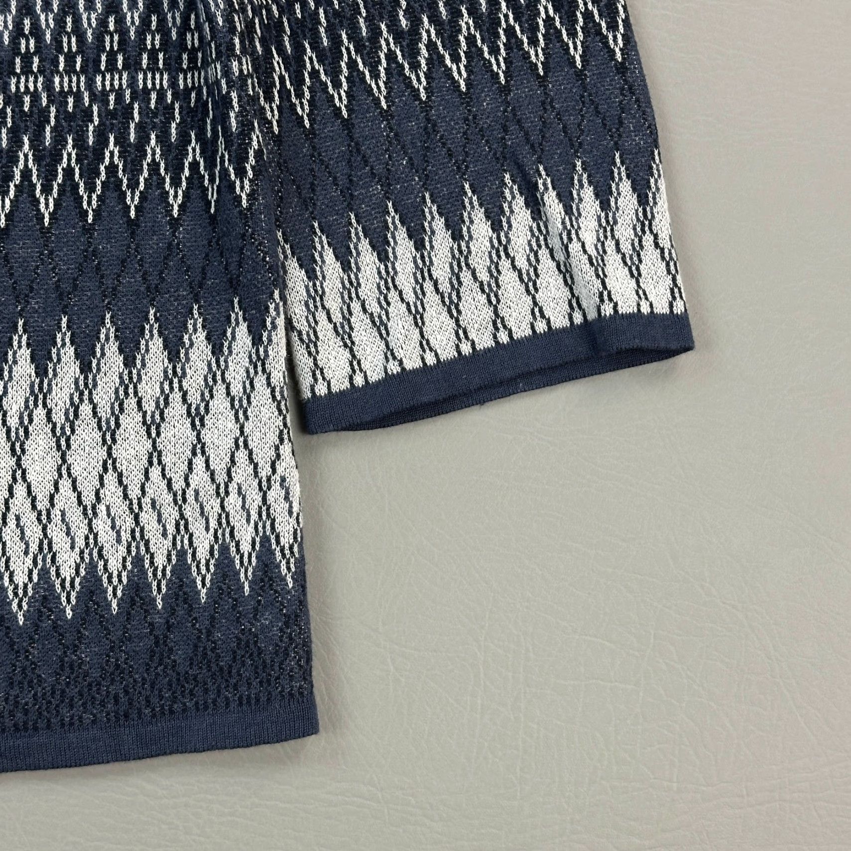 Pendleton Pendleton Sweater Women's Small Blue White Linen Blend Button Front Cardigan Size S / US 4 / IT 40 - 2 Thumbnail