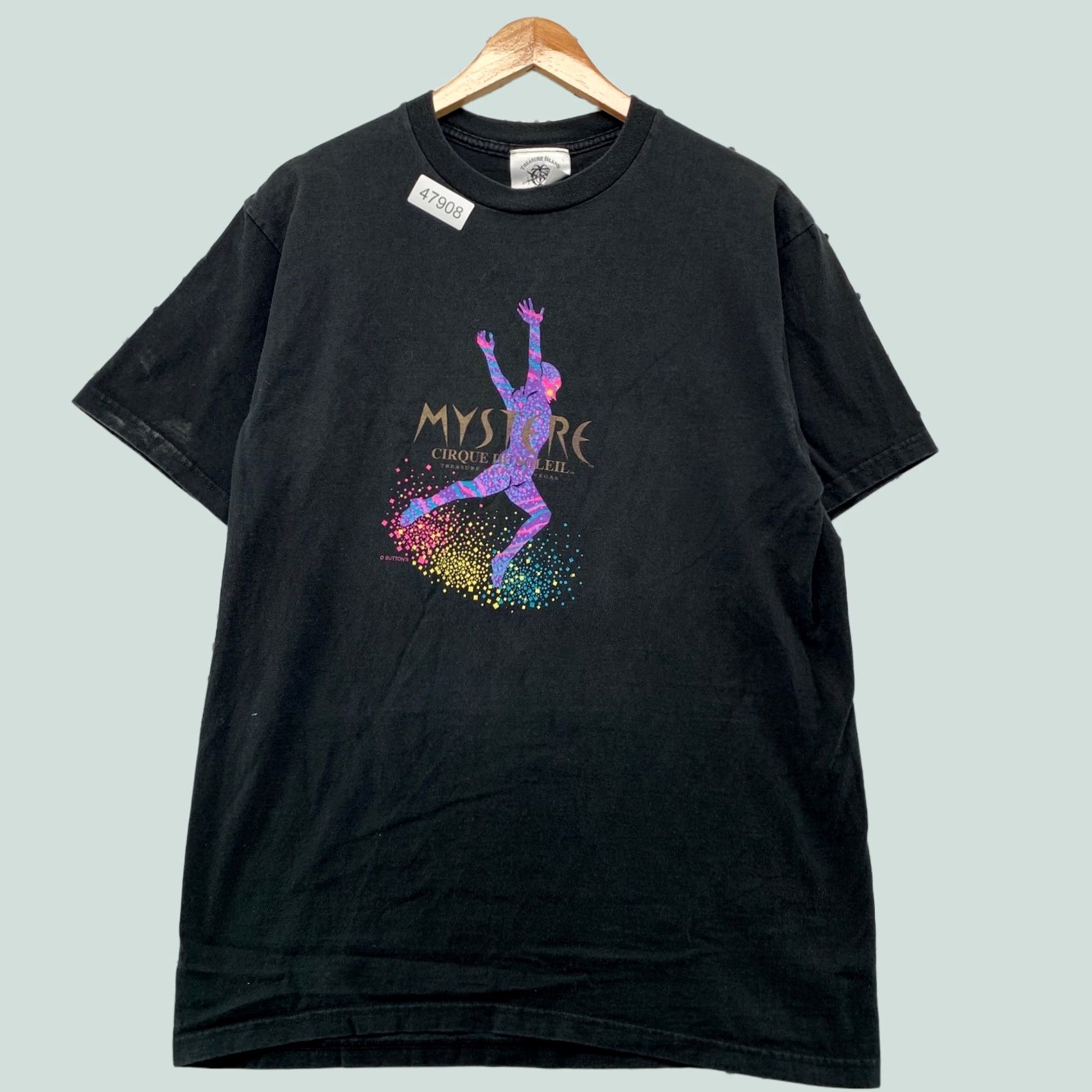 Vintage VINTAGE Treasure Island T Shirt Mens Large Black Mystere Cirque Du Soleil USA Size US L / EU 52-54 / 3 - 1 Thumbnail