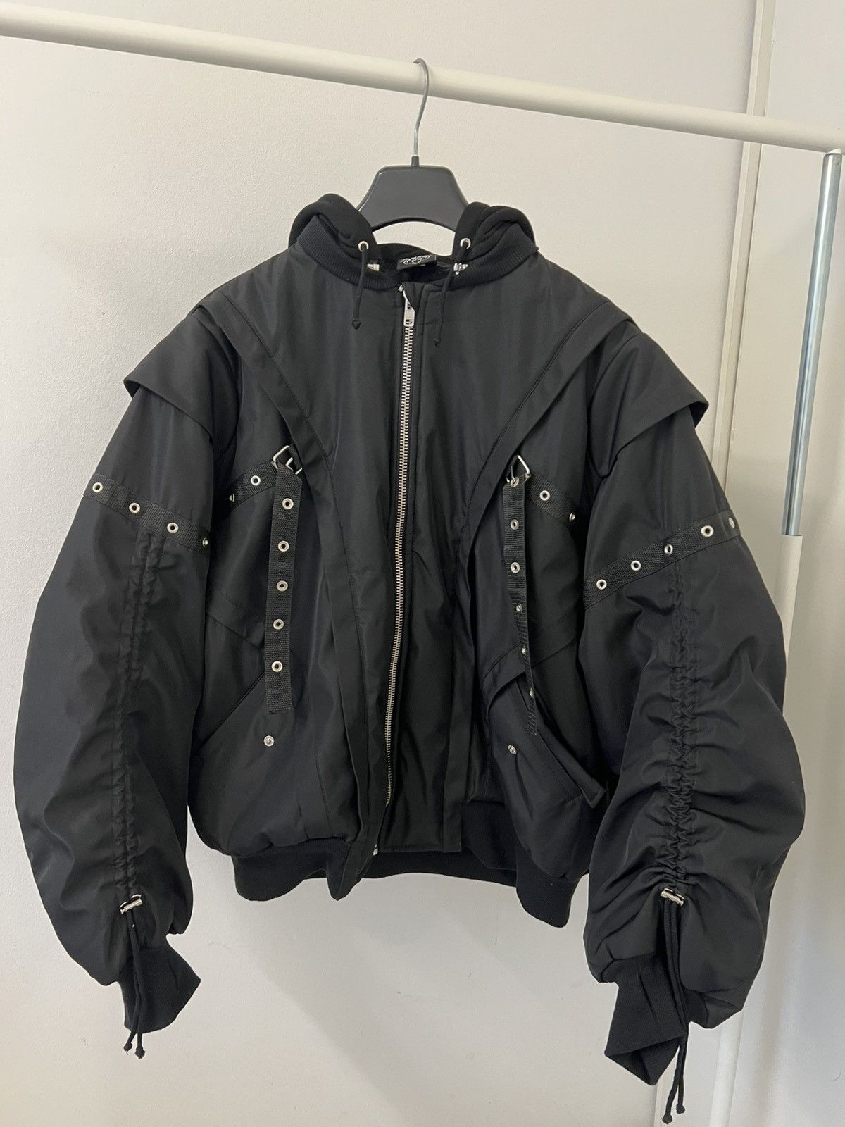 EDM Bomber Jacket Oversize Y2K