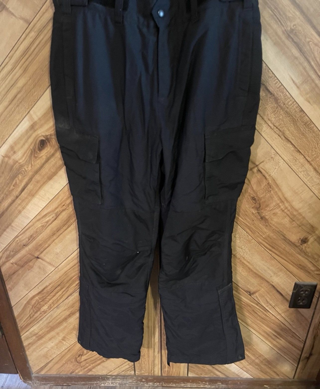 Duluth Trading Company Duluth Trading Co Men’s Size Small Black Open Front Overalls Size US 30 / EU 46 - 3 Thumbnail