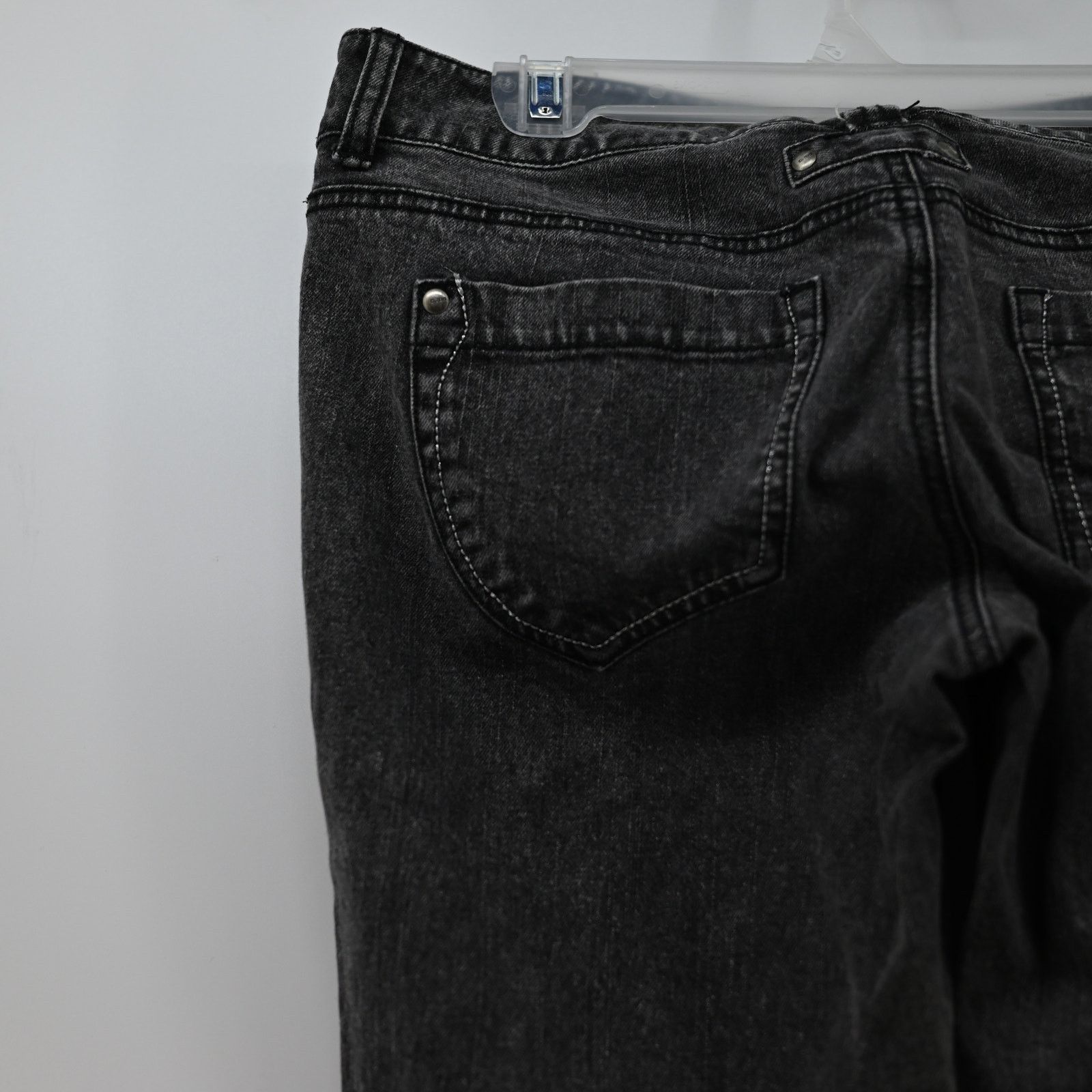 DKNY DKNY Skinny Jeans Y2K Style Zipper Faded Black Women Size 30 Size 30" / US 8 / IT 44 - 12 Thumbnail