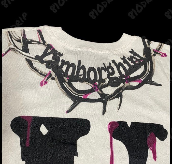Vlone Vlone Yamborghini Jesus Piece Tee Size US XL / EU 56 / 4 - 3 Thumbnail