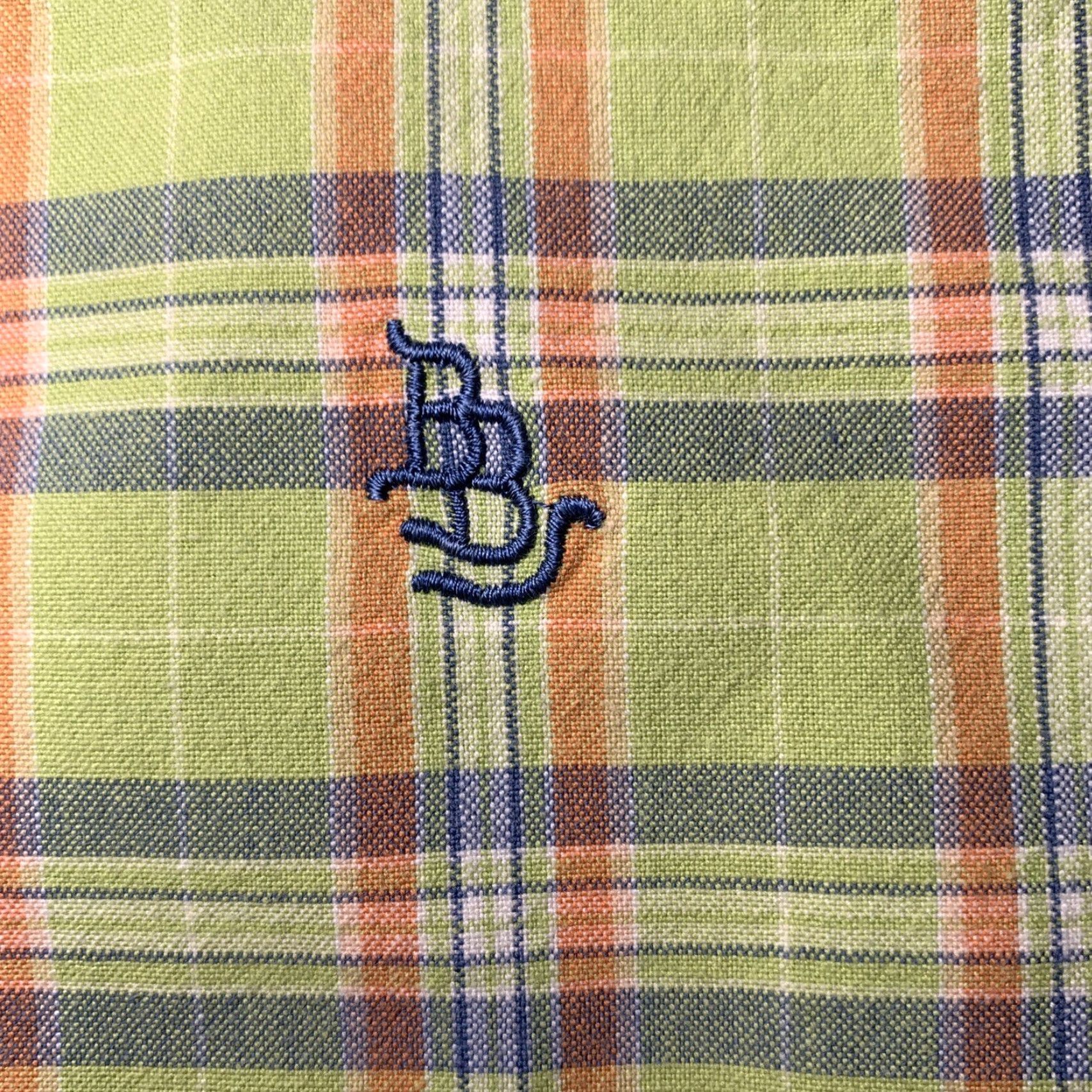 Vintage Bit & Bridle Shirt Men L Green Plaid Short Sleeve Button Down Cotton Size US L / EU 52-54 / 3 - 6 Thumbnail