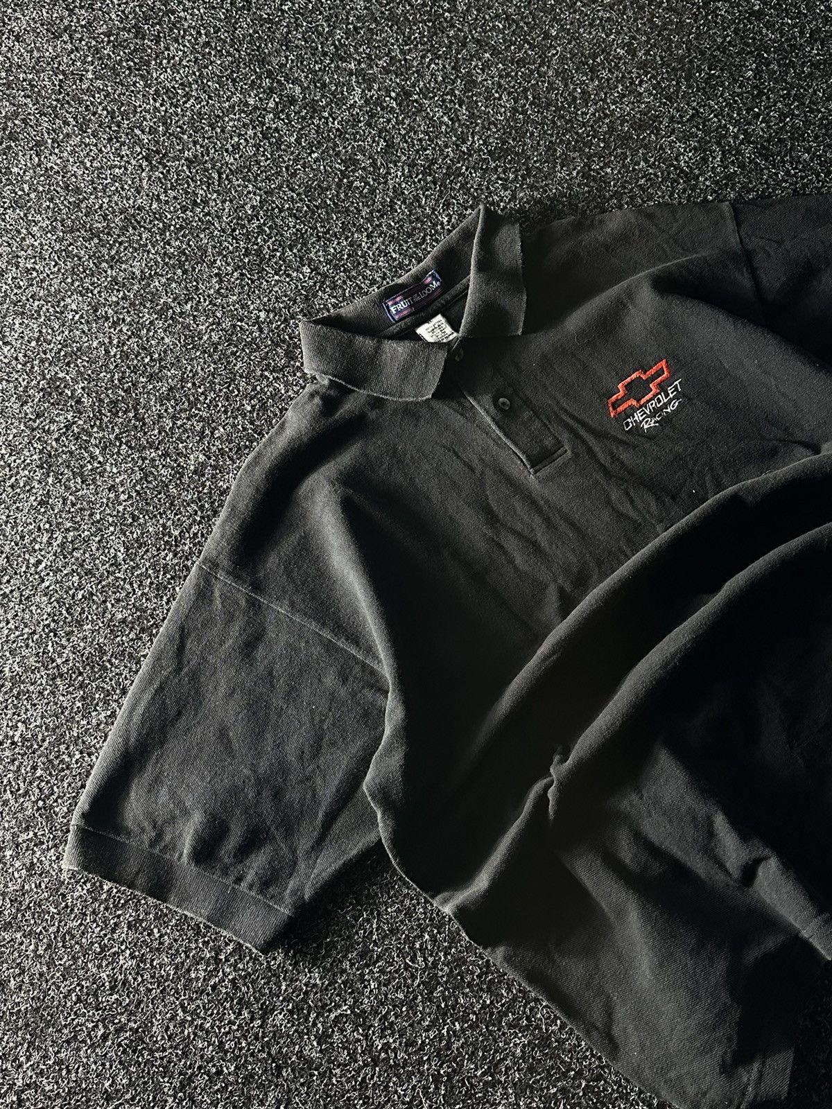 Chevrolet × Fruit Of The Loom 80s FRUIT OF THE LOOM CHEVROLET Chevy Vintage Polo RARE Size US XL / EU 56 / 4 - 2 Thumbnail