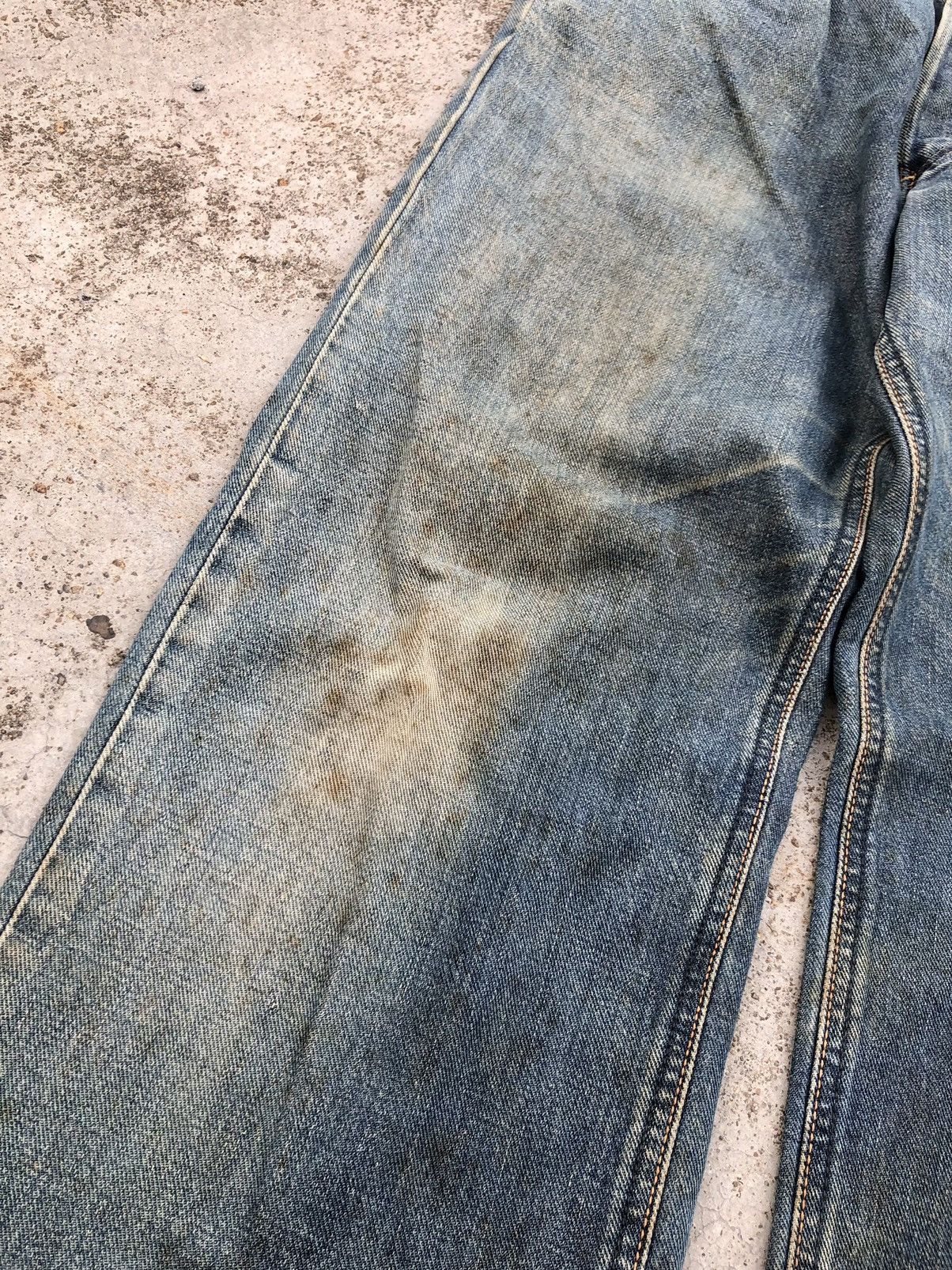 Lee WIDE LEG RUSTY BLUE VINTAGE SELVEDGE DENIM Size US 30 / EU 46 - 3 Thumbnail