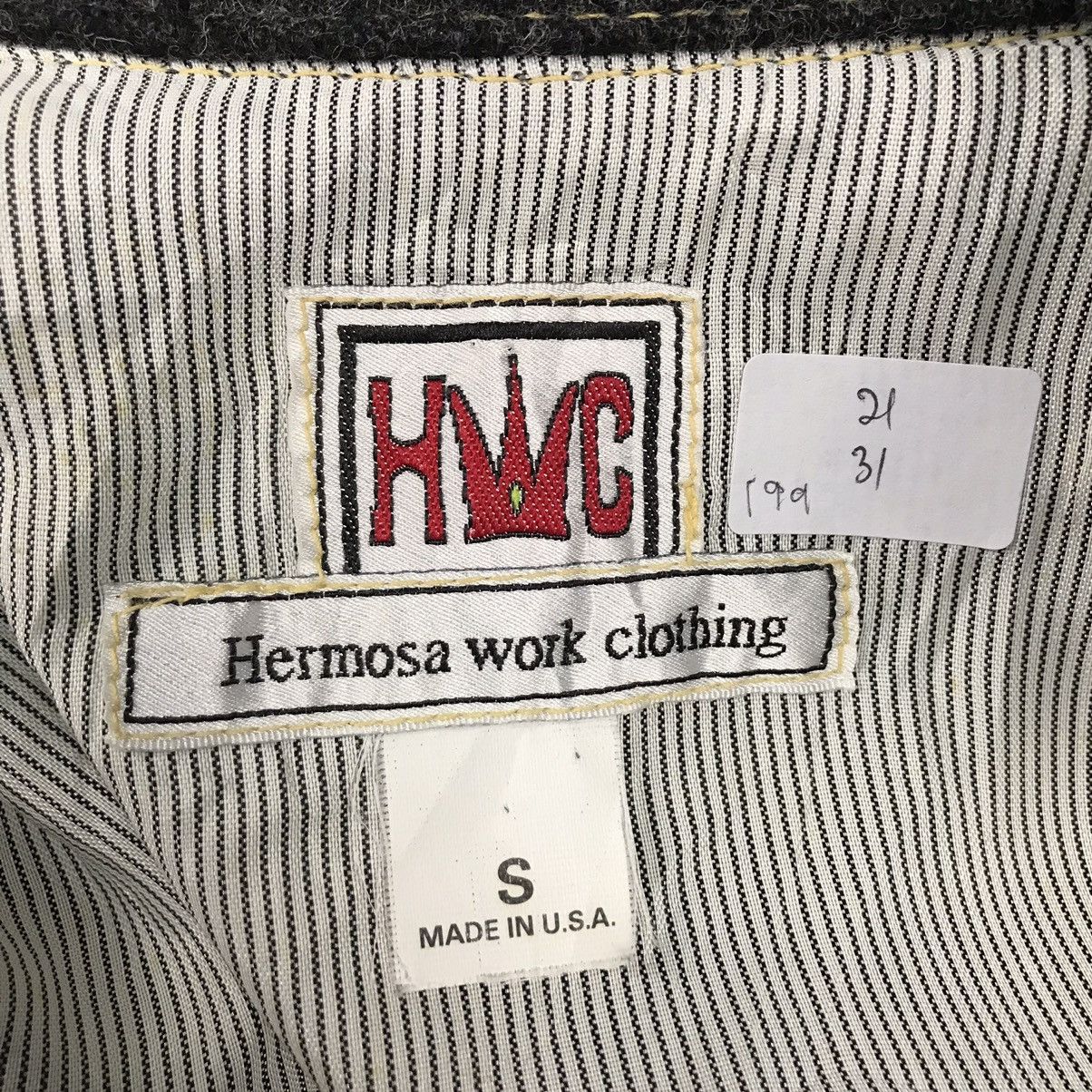 Vintage HERMOSE WORK CLOTHING WOOL SNAP BUTTON JACKET Size US S / EU 44-46 / 1 - 11 Thumbnail