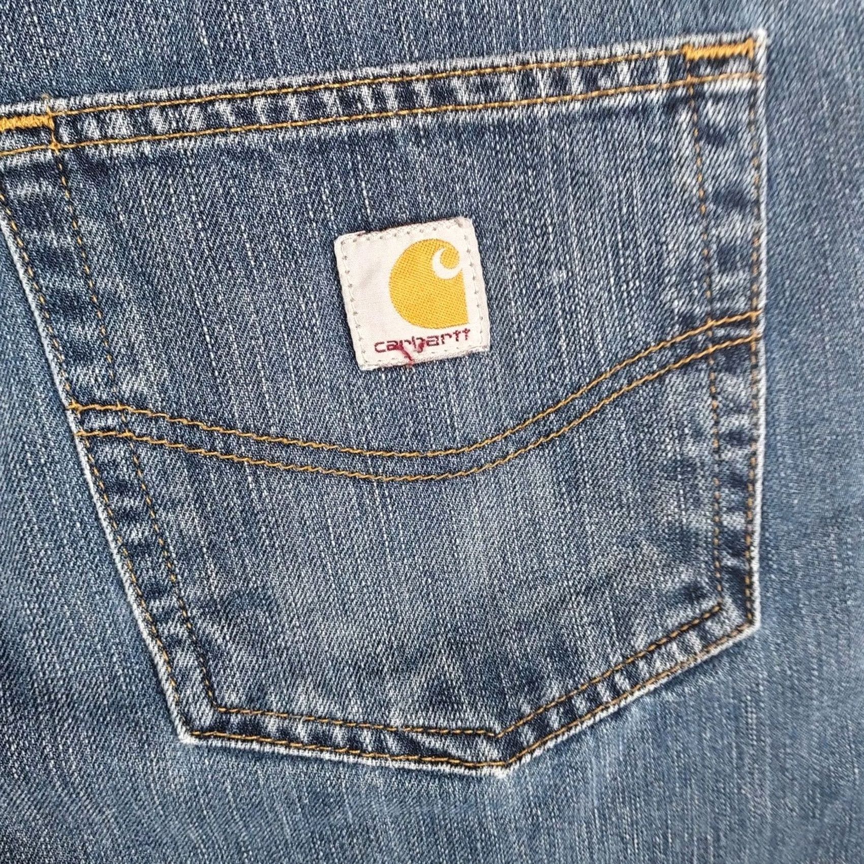 Carhartt Carhartt Jeans Mens Relaxed Fit 42x30 Blue Denim USA Made Size US 42 / EU 58 - 3 Thumbnail