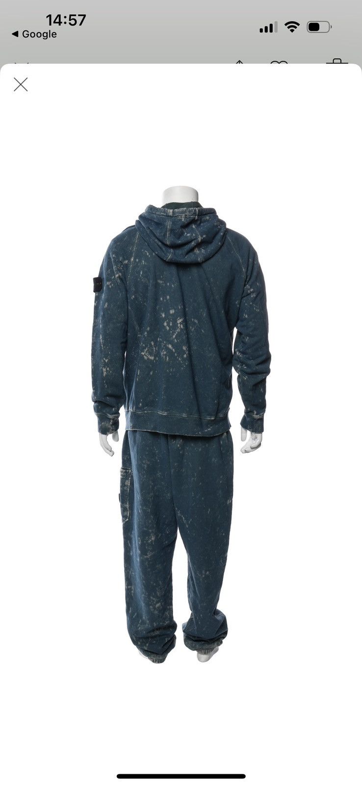 Stone Island Stone Island Tie Dye Tracksuit Suit Hoodie Sweatpants Set Size US 38 / EU 54 - 3 Thumbnail