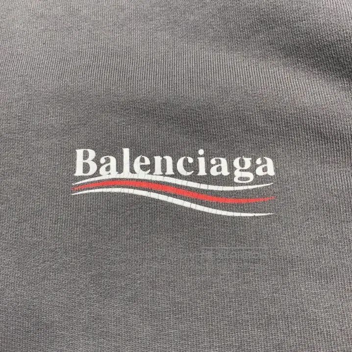 Balenciaga Balenciaga FW22 Logo Grey Long Sleeve Hoodie. Size US S / EU 44-46 / 1 - 8 Thumbnail