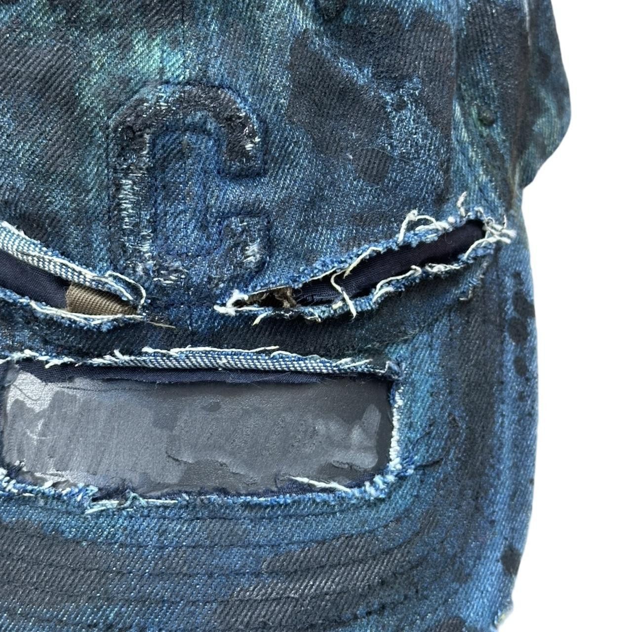 Other ASTROBOI* Black and Blue Faded Denim Hat Size ONE SIZE - 2 Thumbnail