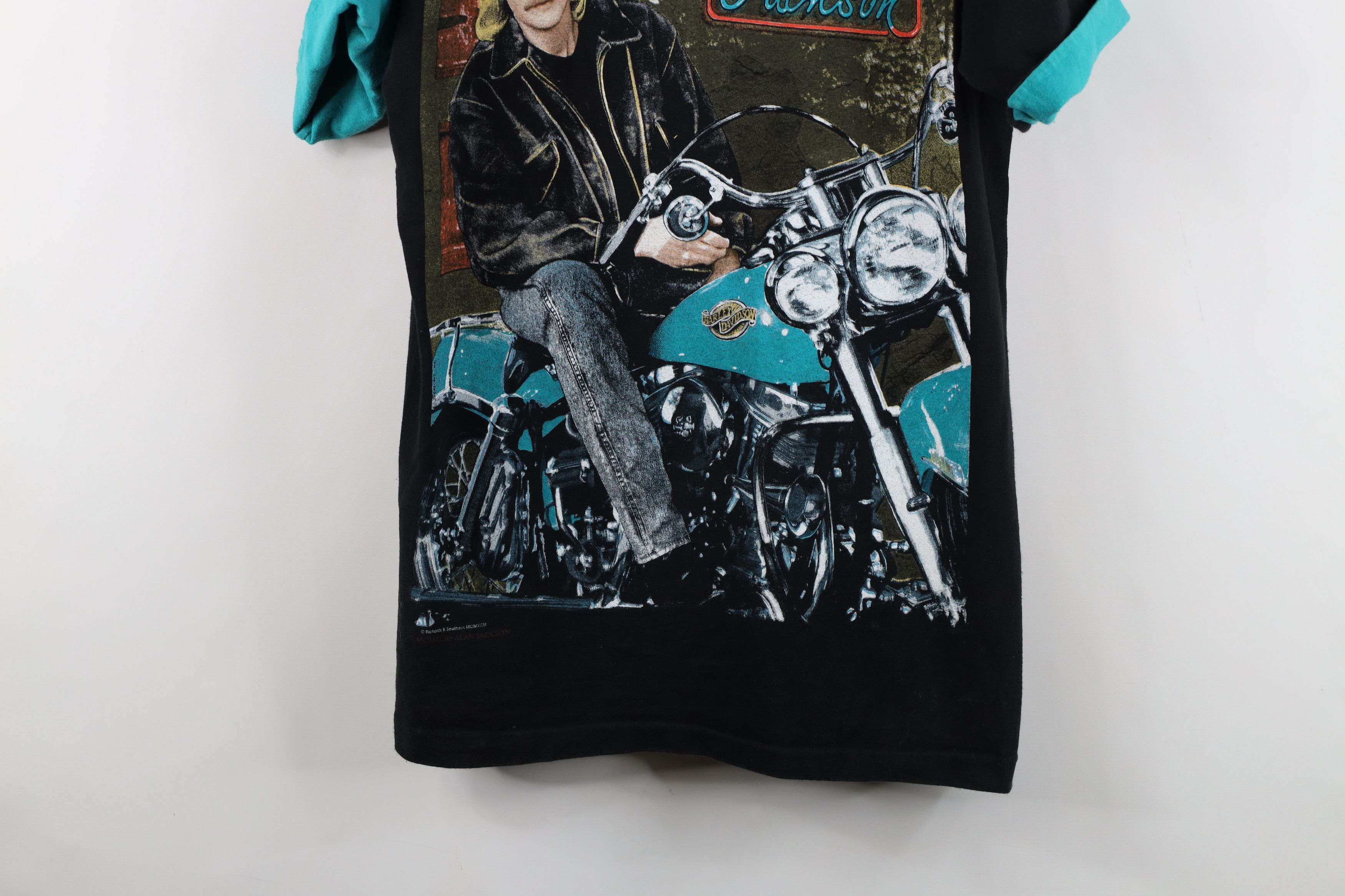Vintage Vintage 90s Country Music Alan Jackson Band T-Shirt USA Size US L / EU 52-54 / 3 - 3 Thumbnail