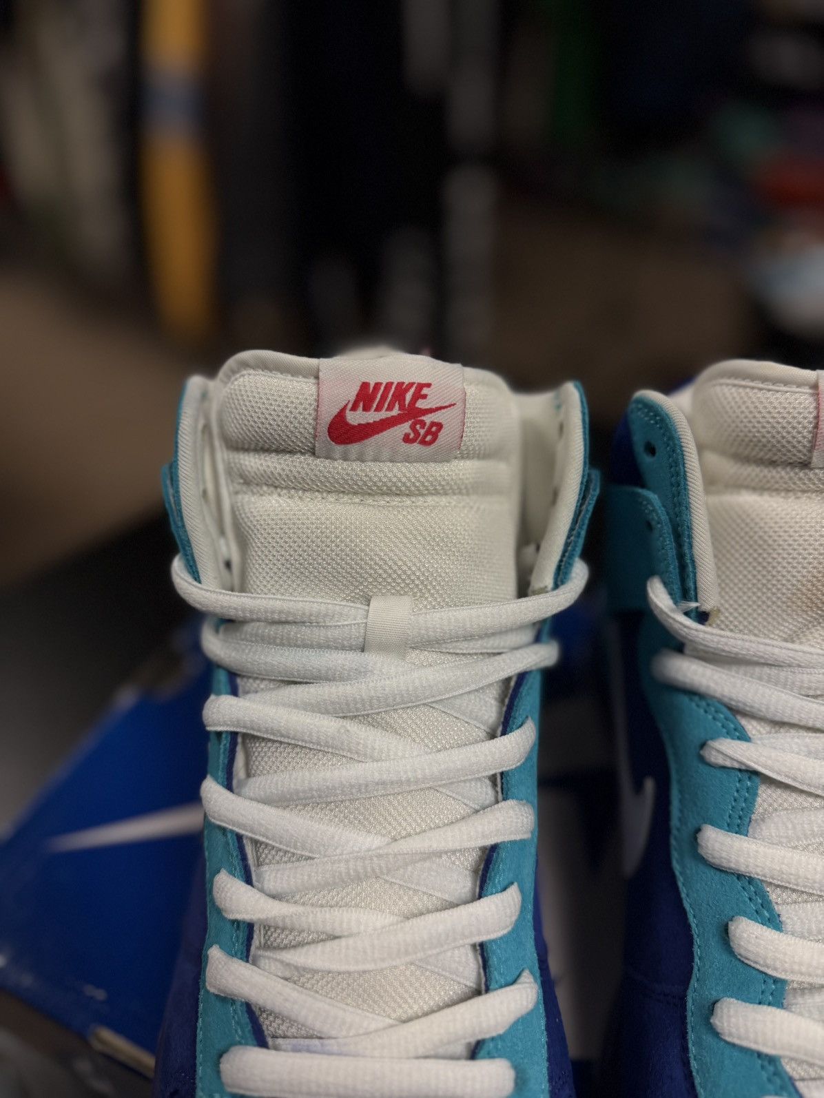 Nike Size 11 - Nike Dunk Pro SB High Oceanic Airlines 2010 🧼 Size US 11 / EU 44 - 17 Thumbnail