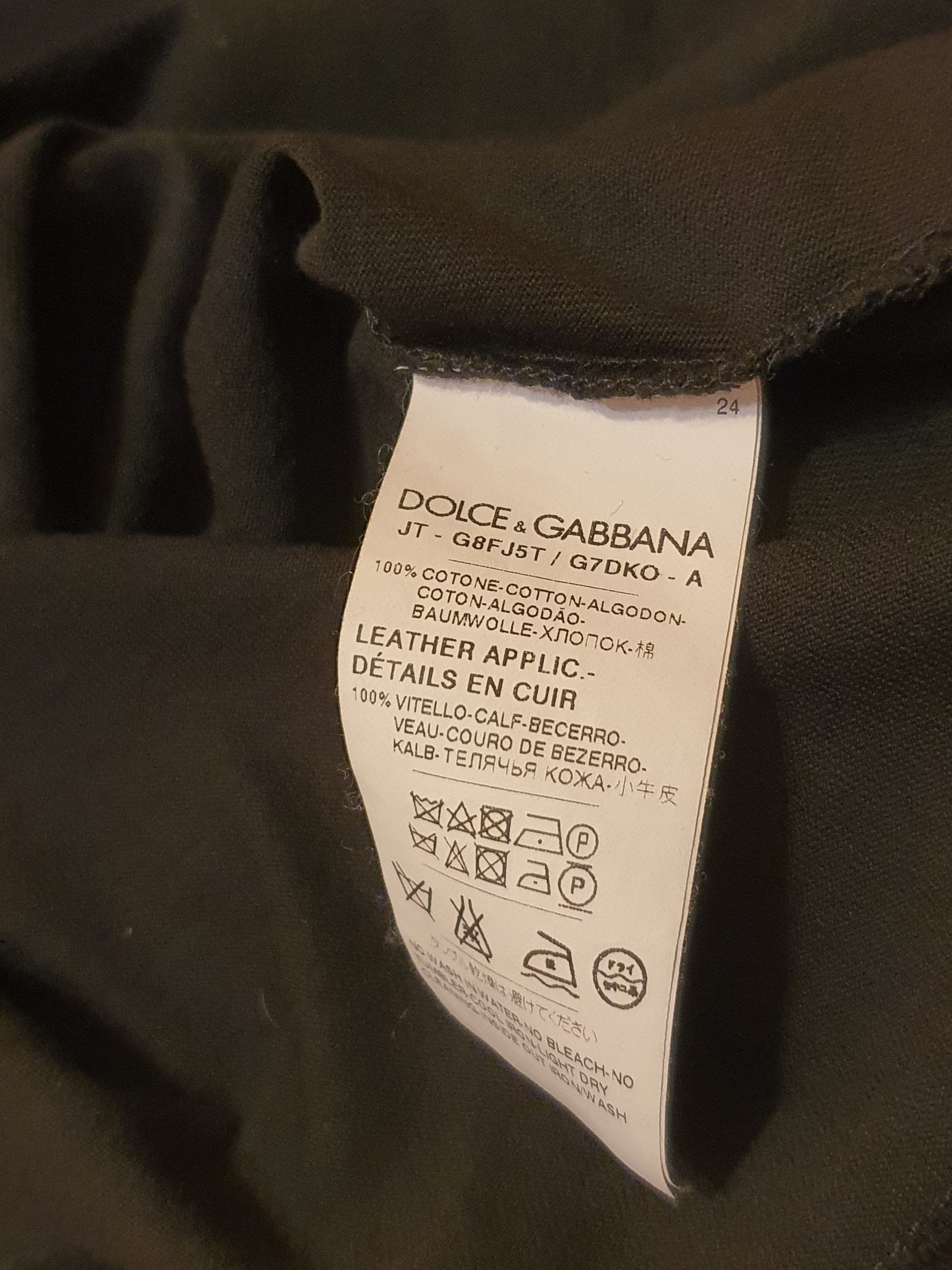 Dolce & Gabbana Dolce & Gabbana Heart Tee Fringe T-shirt Size US L / EU 52-54 / 3 - 4 Thumbnail