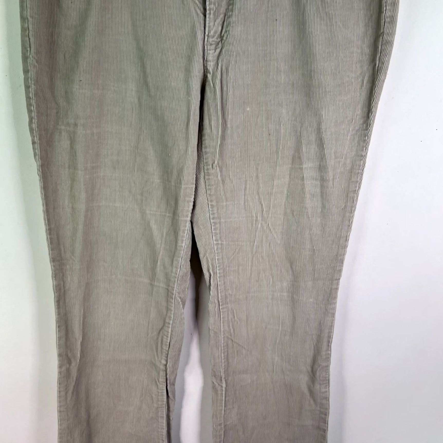 Banana Republic VINTAGE Banana Republic Jeans Corduroy 5-Pocket Low Rise Beige Women's 12 34x33 90s Retro Size 34" / US 12 / IT 48 - 3 Thumbnail