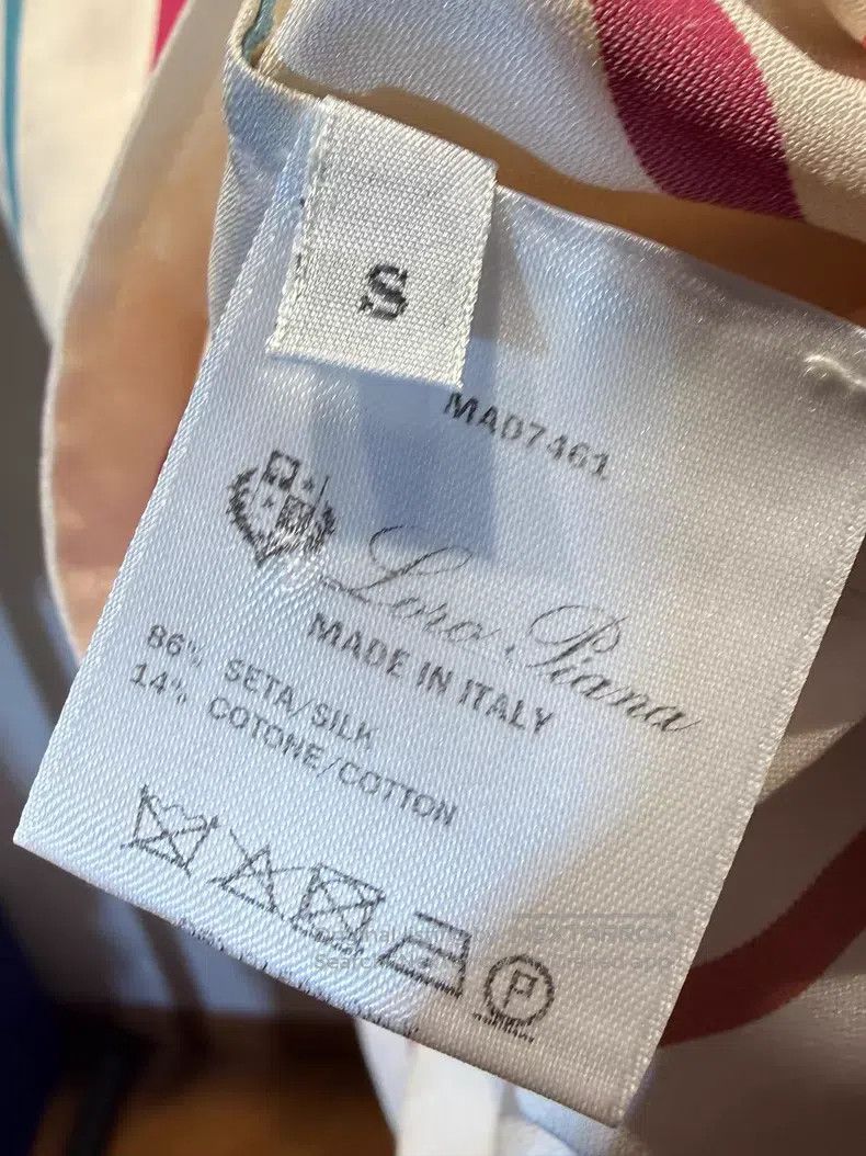 Loro Piana Loro Piana Silk and cotton blended short sleeve dress Size 4XL / US 24-26 - 3 Thumbnail