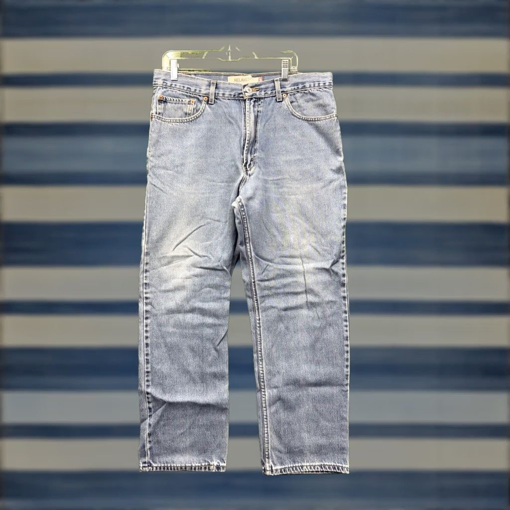 Levi's Levi's 550 Jeans Mens 36x30 Light Wash Denim Relaxed Tapered Casual Workwear Blue Jeans Mens Size US 36 / EU 52 - 1 Thumbnail