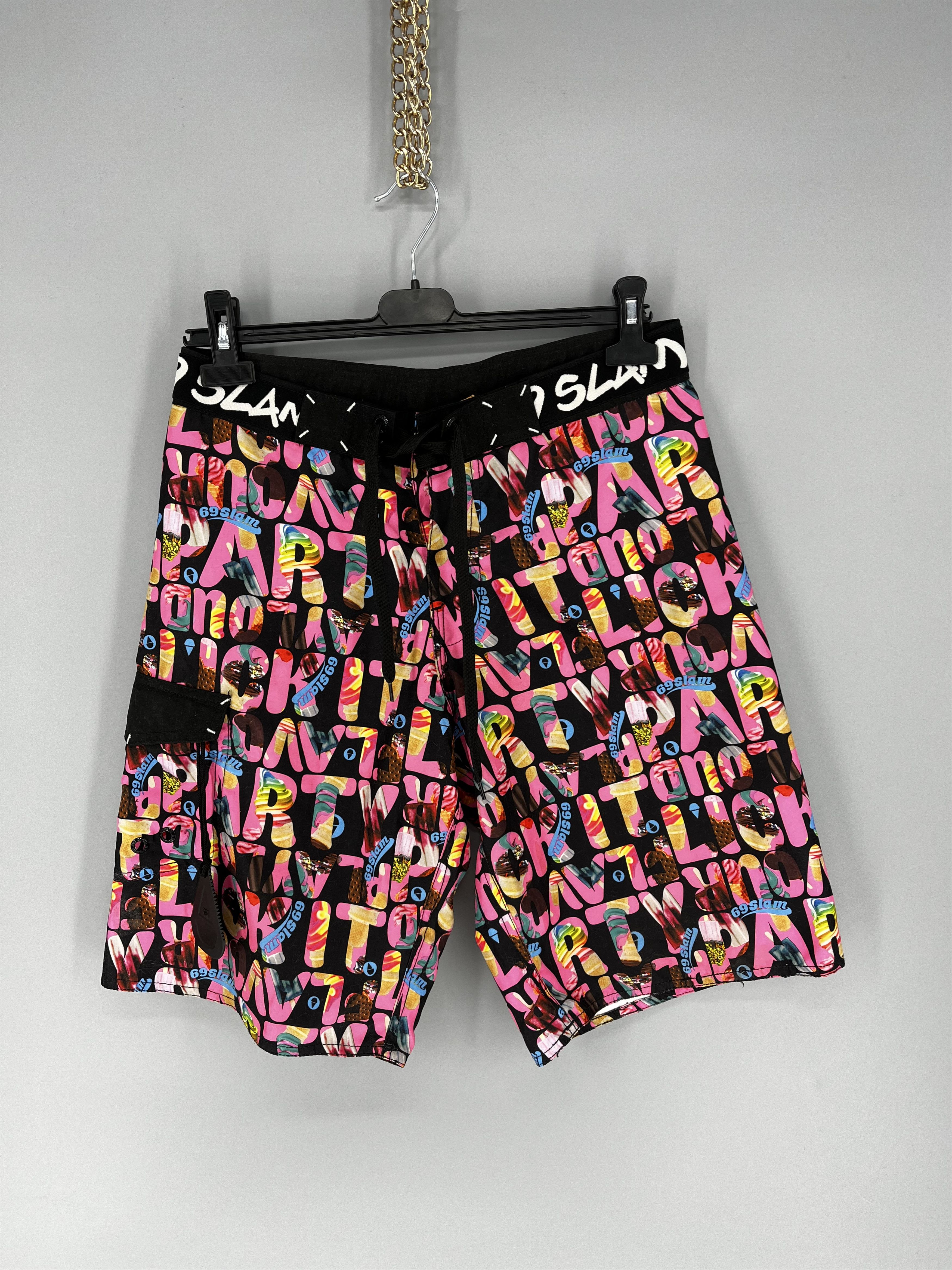 Other 69 Slam Graphic Surf Shorts Pants Print Size 30 Size US 30 / EU 46 - 1 Thumbnail