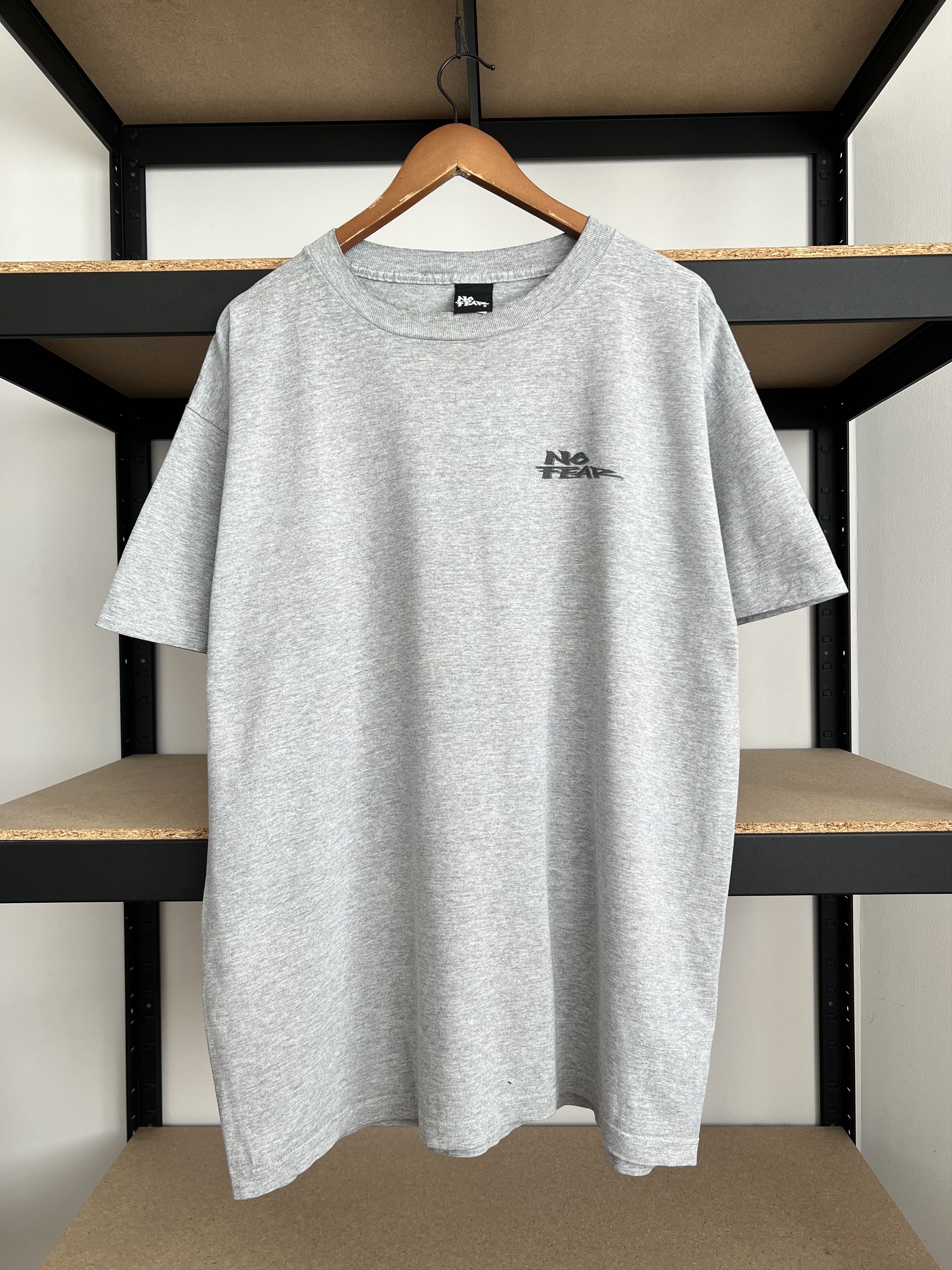 No Fear Vintage 90s No Fear Know Your Limits Then Breake'em T-shirt Size US XL / EU 56 / 4 - 2 Thumbnail