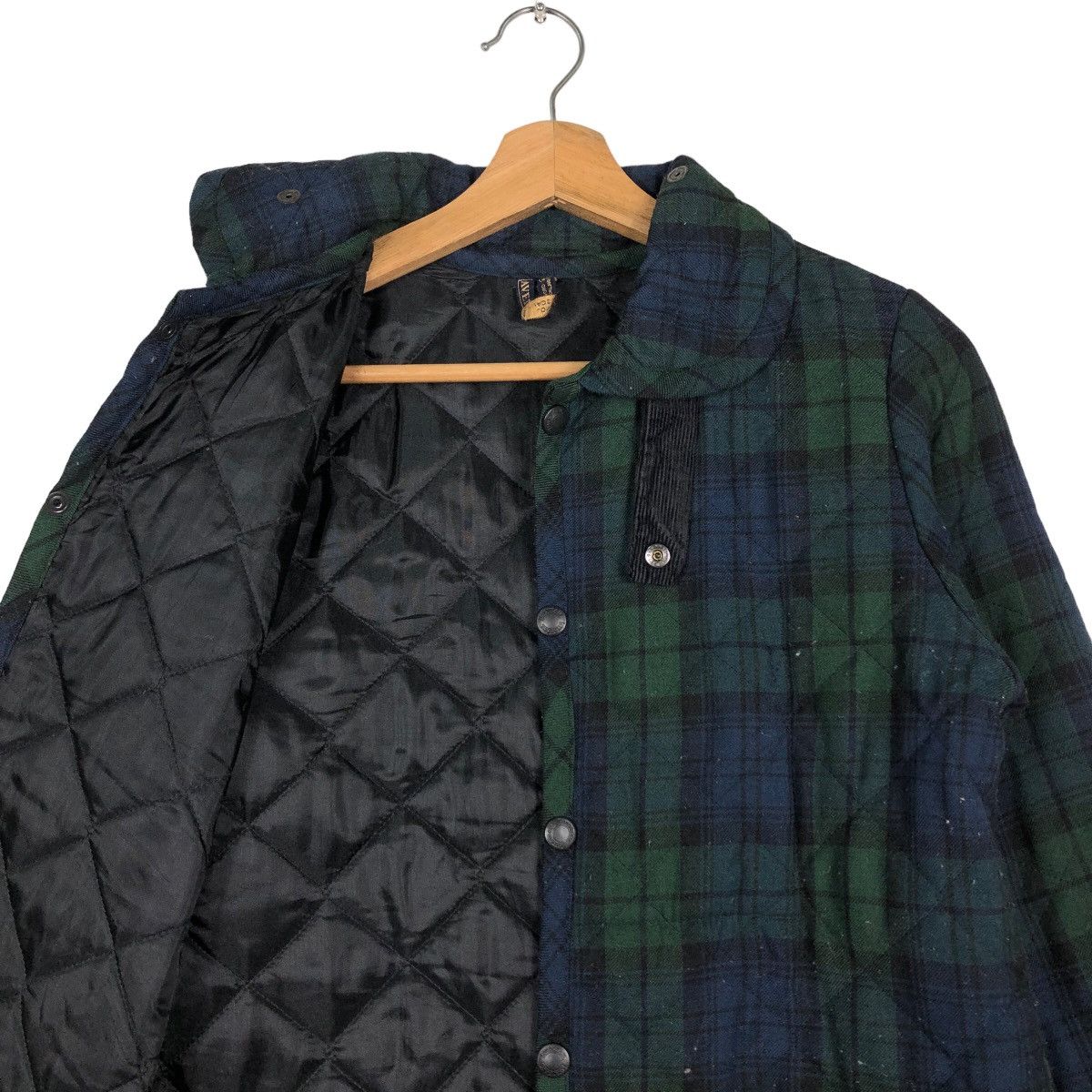 Japanese Brand 🔥Quilted Jacket Button Lavenham Made in England Rare Size US M / EU 48-50 / 2 - 12 Thumbnail