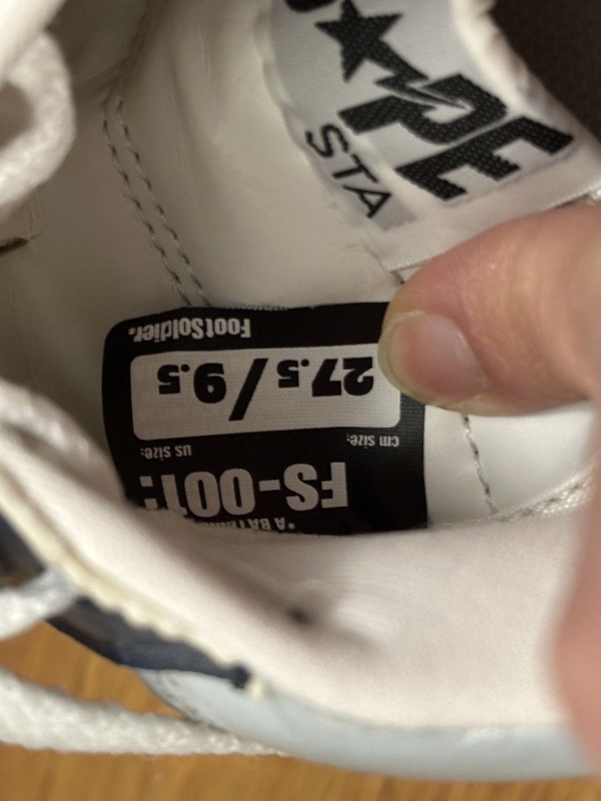 Bape BAPE STA FS-001 ICONIC PATENTS Size US 9.5 / EU 42-43 - 11 Thumbnail