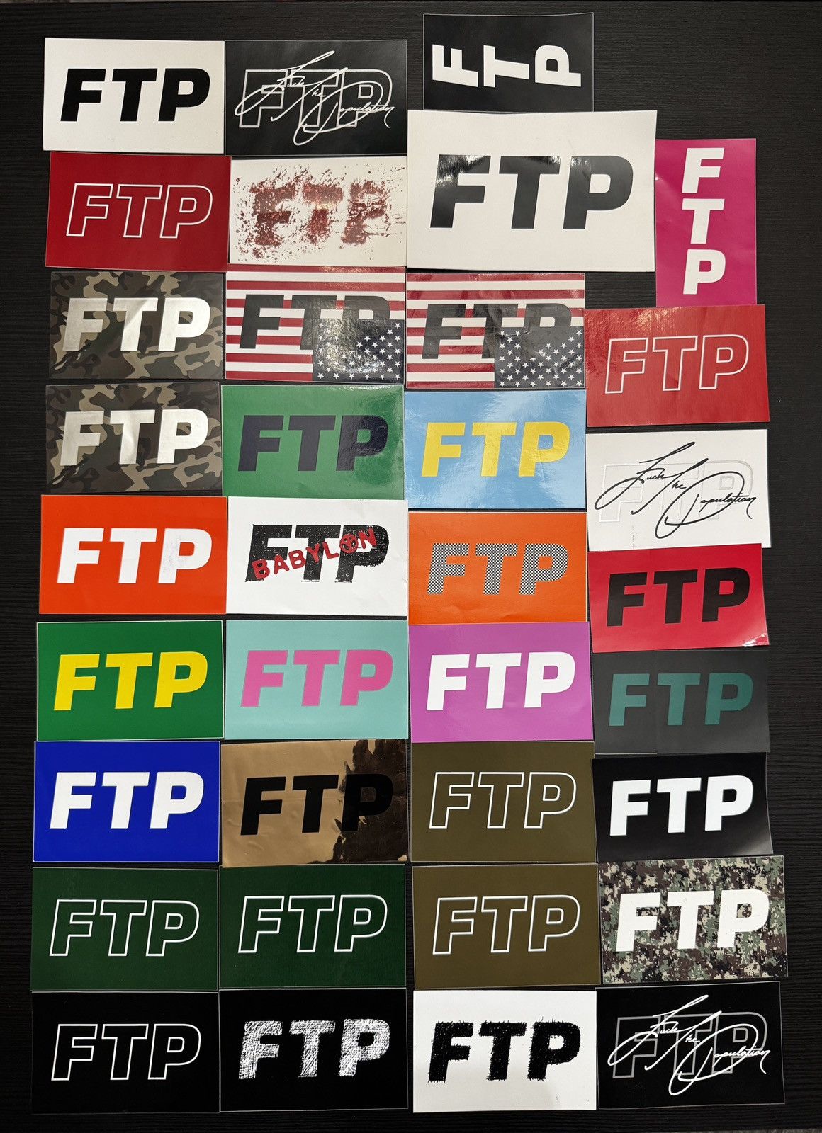 Fuck The Population Fuck The Population Logo Sticker FTP Size ONE SIZE - 1 Preview