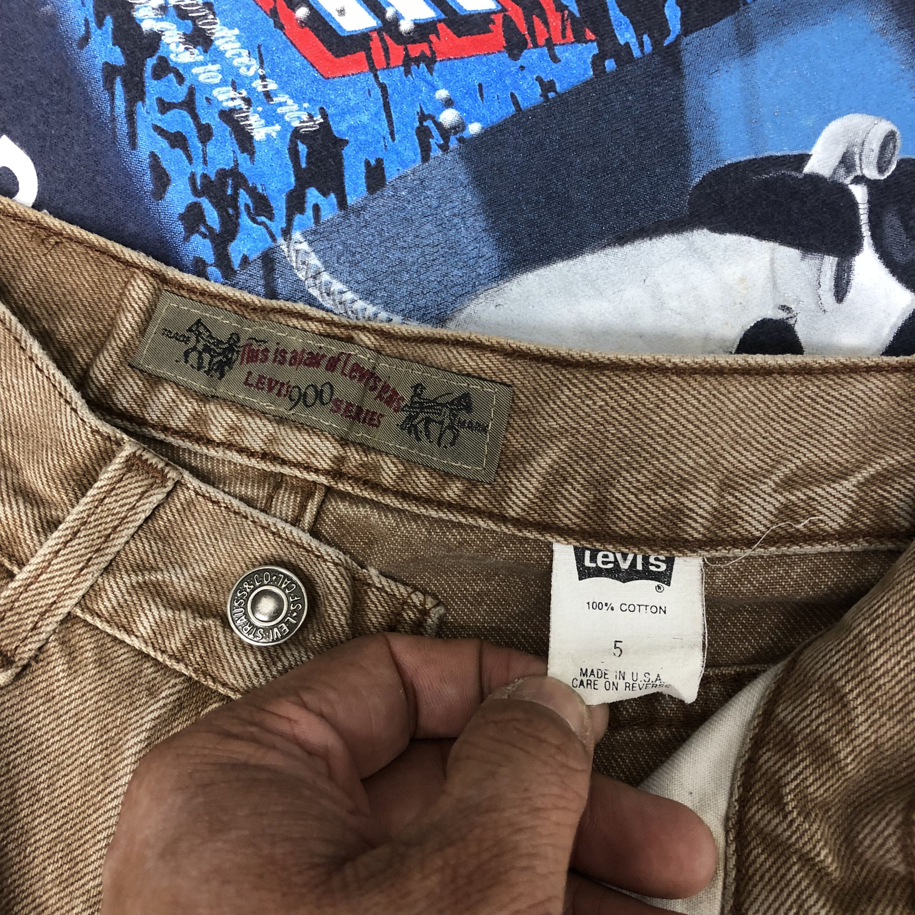 Levi's Vintage Levis Silvertab Faded Brown Jeans Levi's 579 Denim Size 24" / US 00 / IT 34 - 9 Thumbnail
