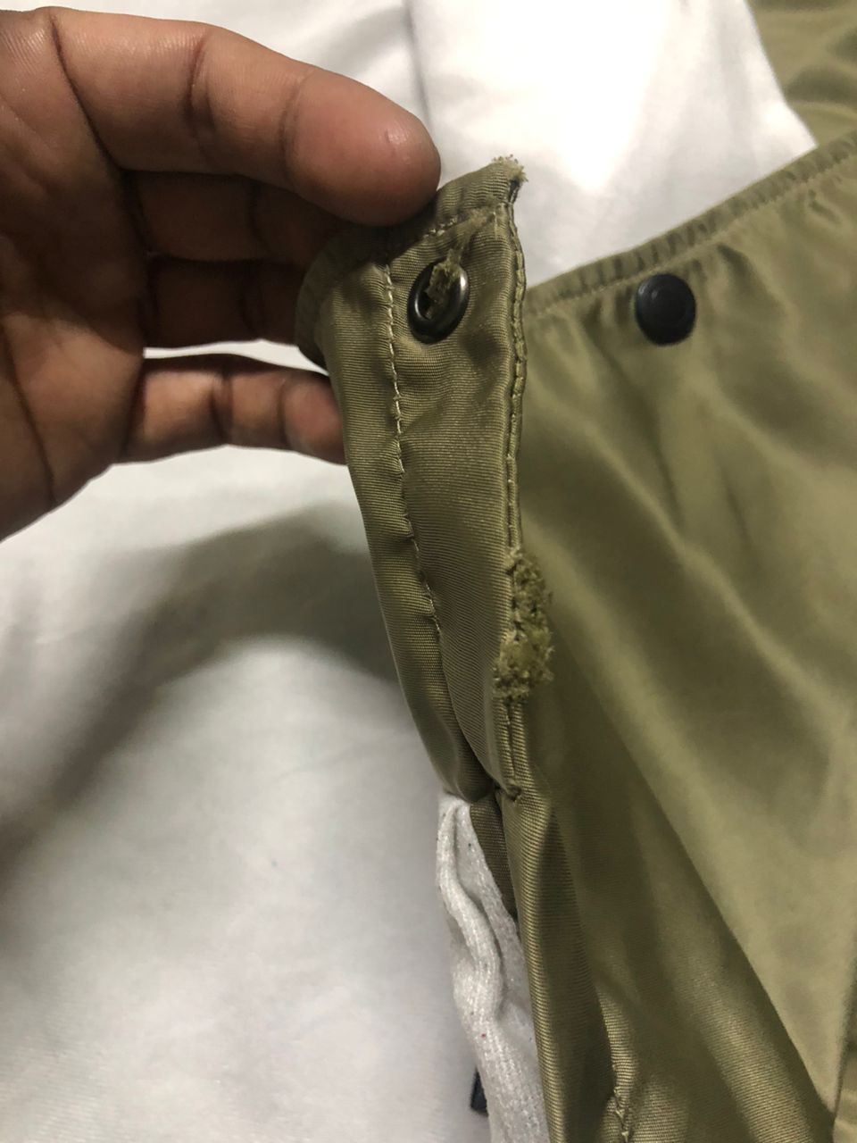 Japanese Brand Vintage Virgo Nylon Jacket Snap Button Military Style Size US L / EU 52-54 / 3 - 13 Thumbnail