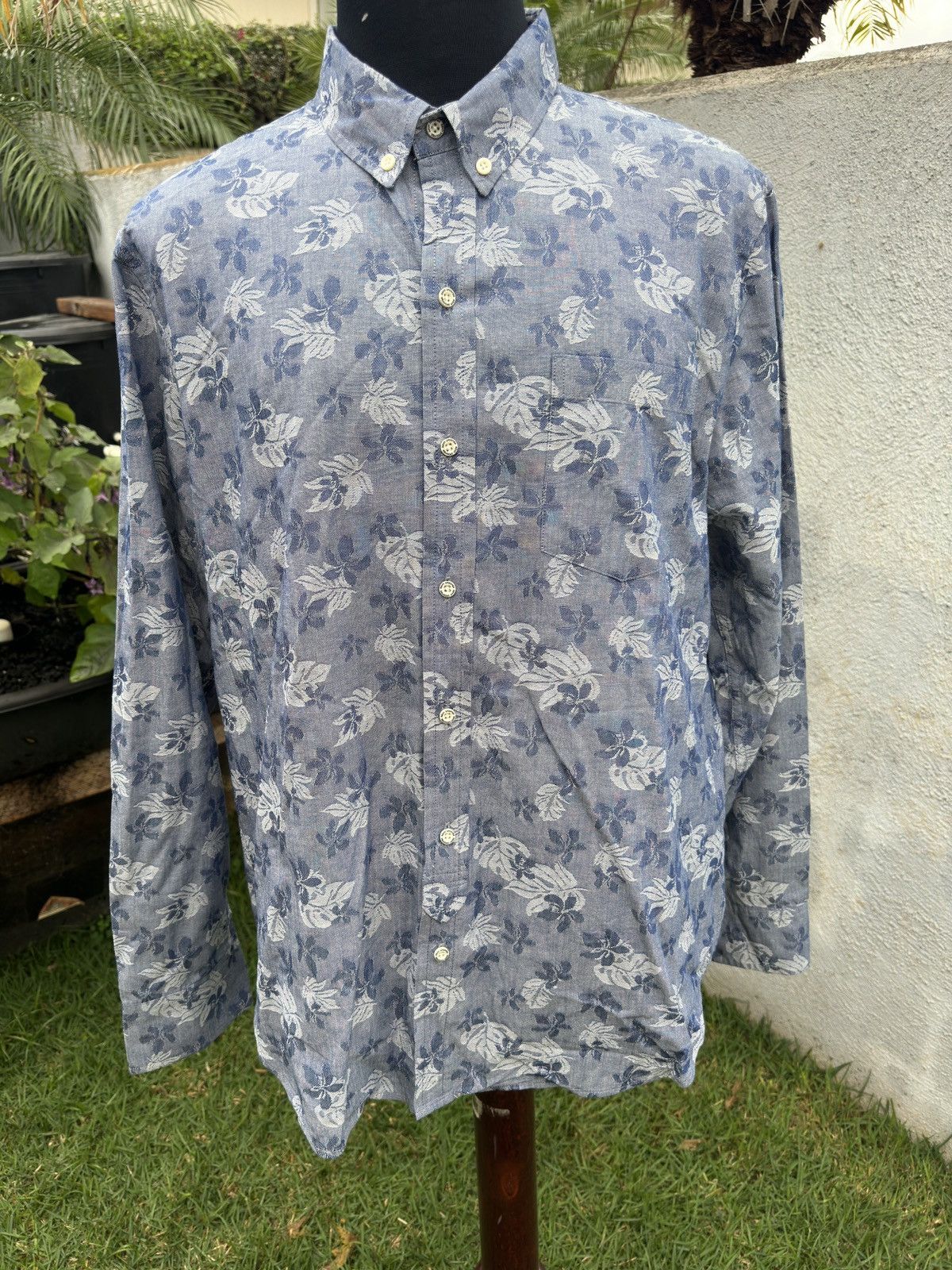 Reyn Spooner Tailored Fit Hawaiian Long Sleeves Men's L