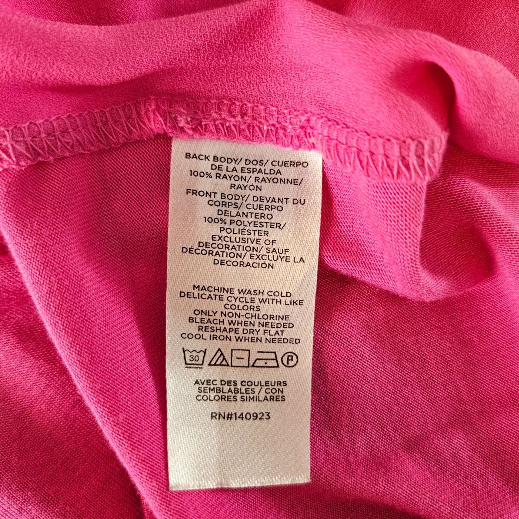 Loft Ann Taylor LOFT Womens Top Size L Solid Pink Sleeveless Blouse Shirt Summer 26.5" Length Womens Size L / US 10 / IT 46 - 4 Thumbnail