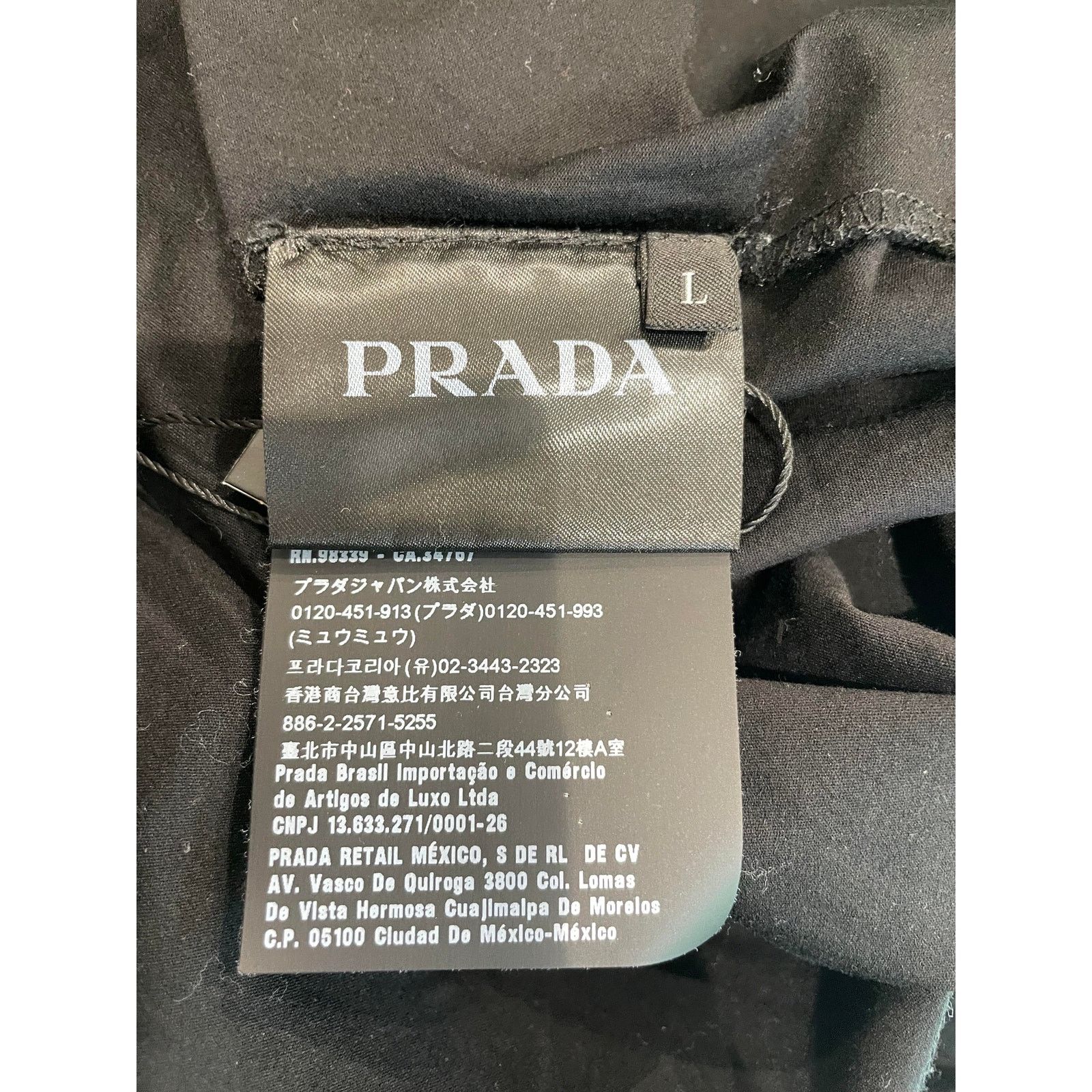 Prada Prada Polo Black & Red T Shirt Size US L / EU 52-54 / 3 - 4 Thumbnail