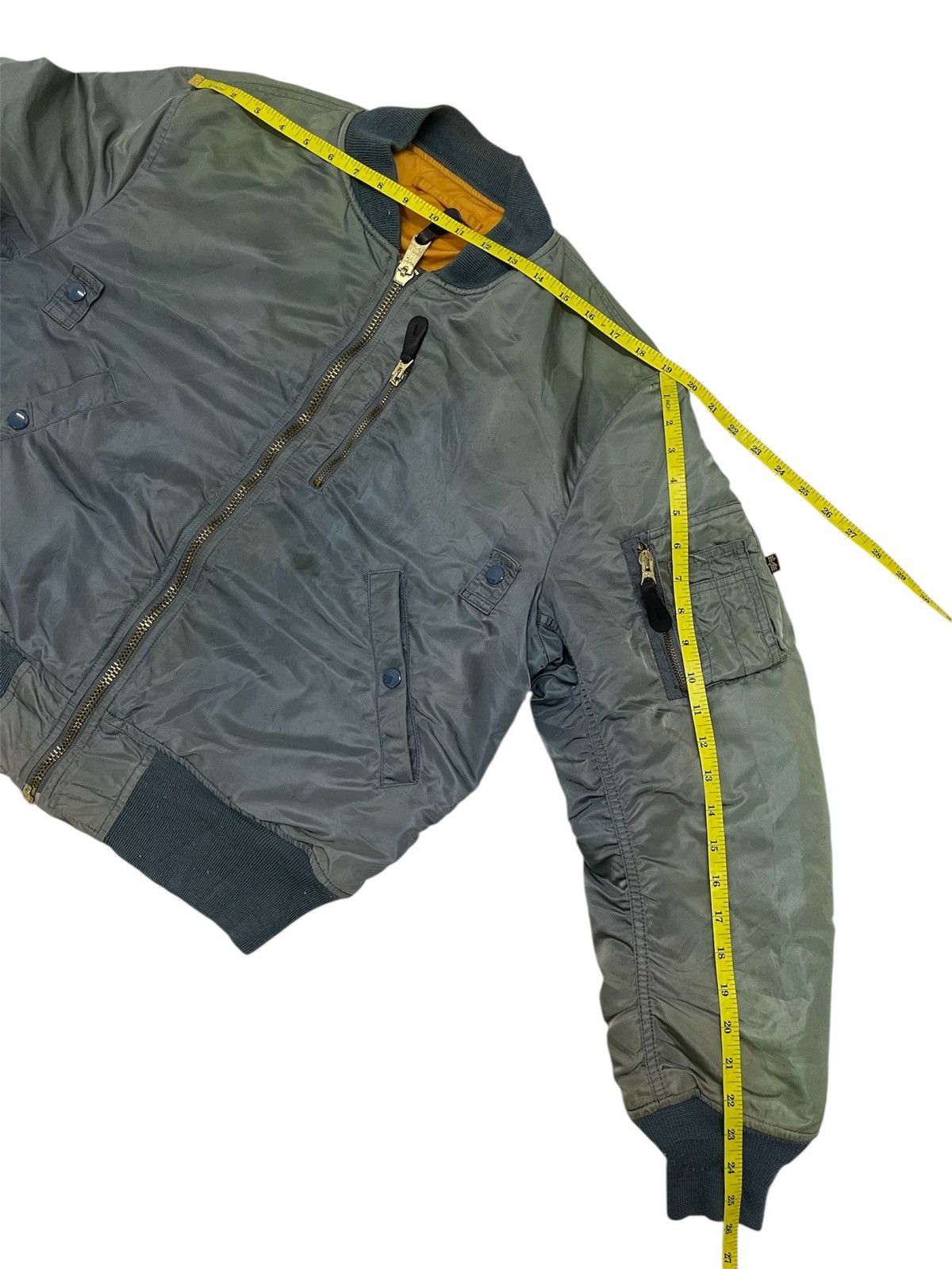 Alpha Industries Alpha Industries Nylon Bomber Jacket Distressed Size US L / EU 52-54 / 3 - 12 Thumbnail