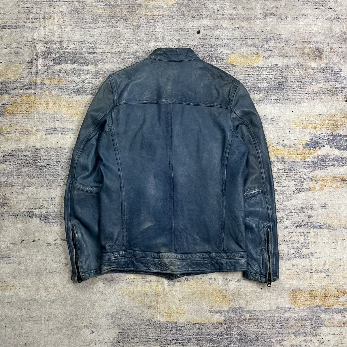 Isamu Katayama Backlash American rag cie riders leather jacket double zipper Size US S / EU 44-46 / 1 - 2 Thumbnail