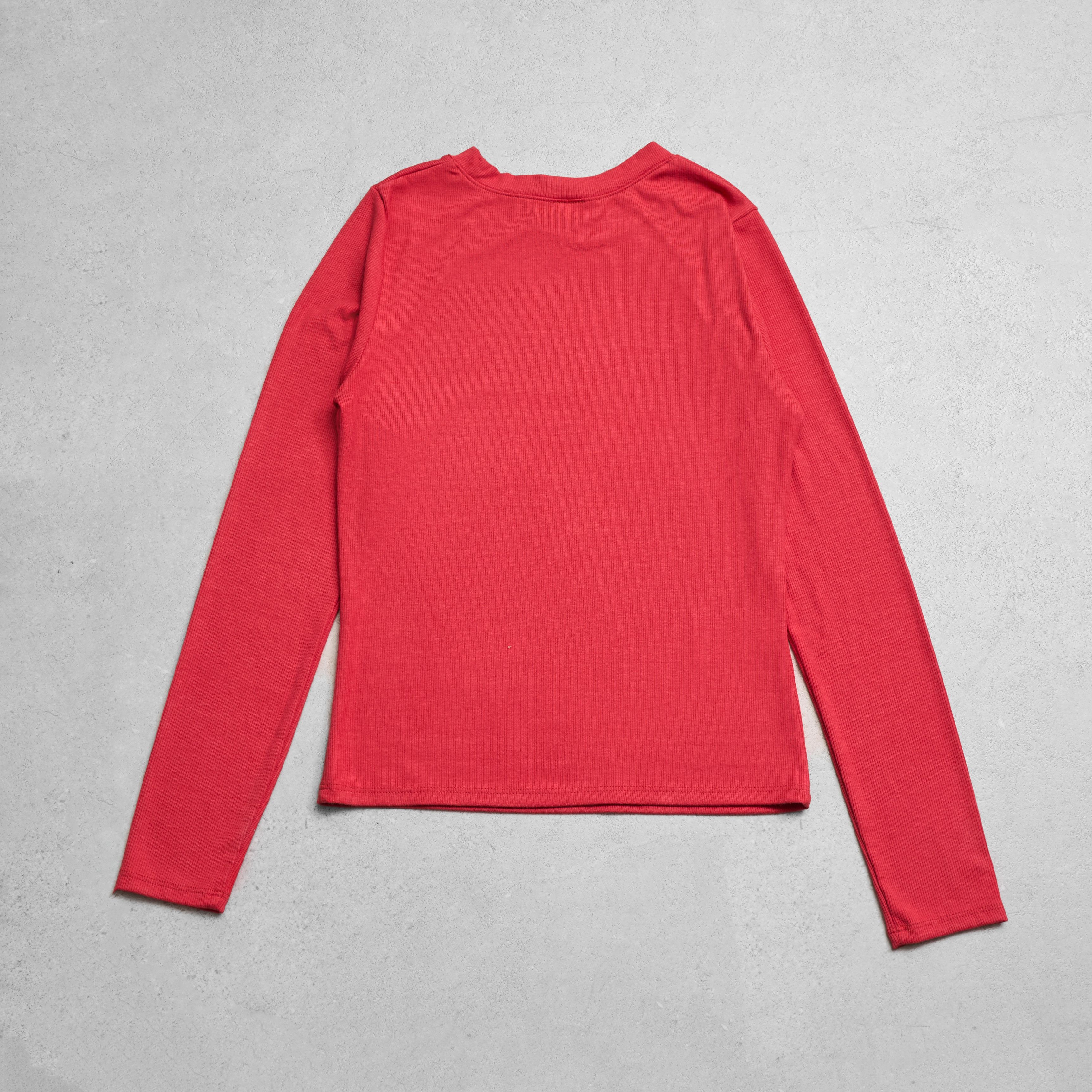 Chrome Hearts CHROME HEARTS Bad Seed CH Embroidered Red Long Sleeve Size S / US 4 / IT 40 - 2 Thumbnail