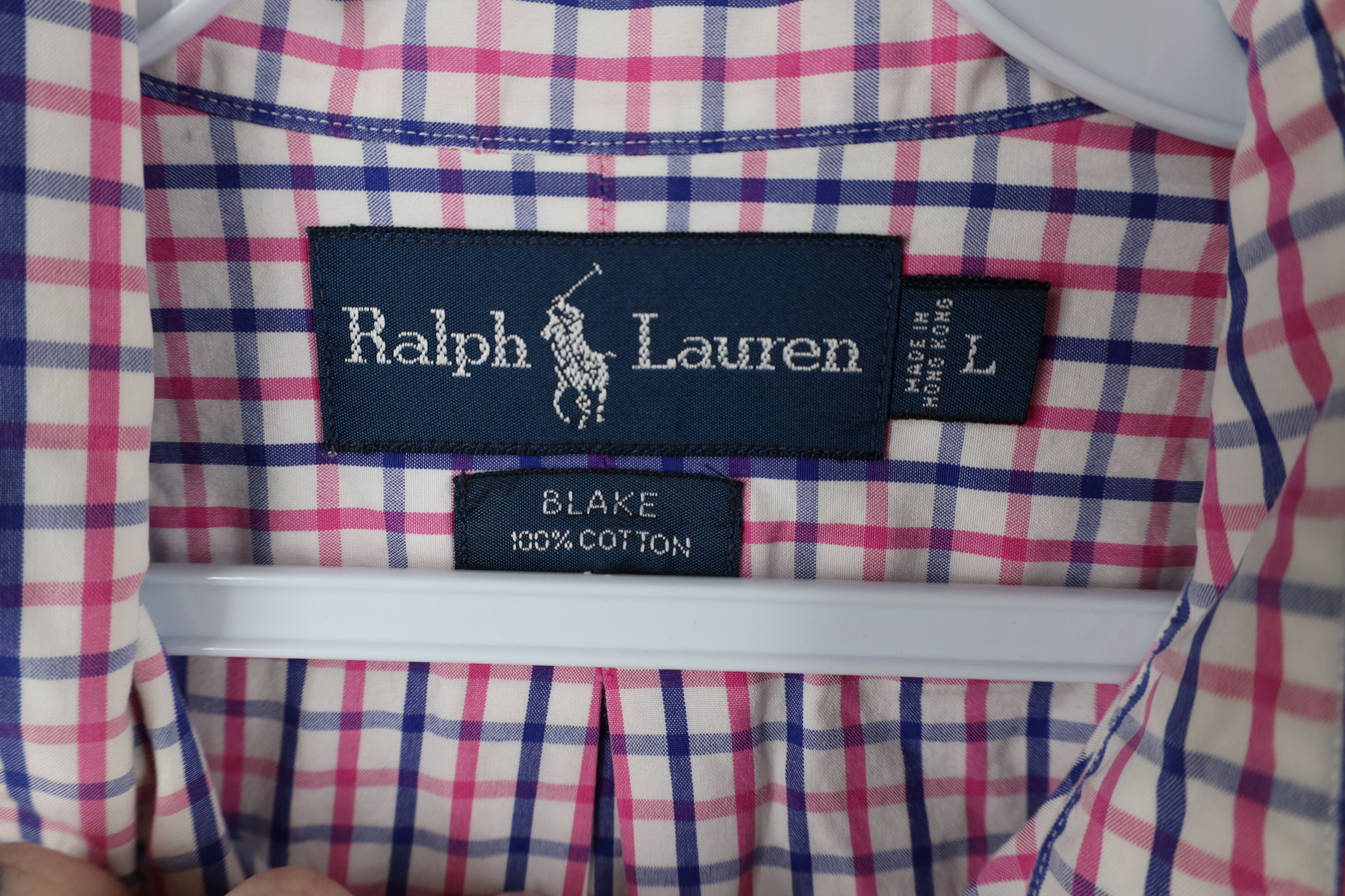 Polo Ralph Lauren Vintage 90s Ralph Lauren Collared Button Down Shirt Plaid Size US L / EU 52-54 / 3 - 7 Thumbnail