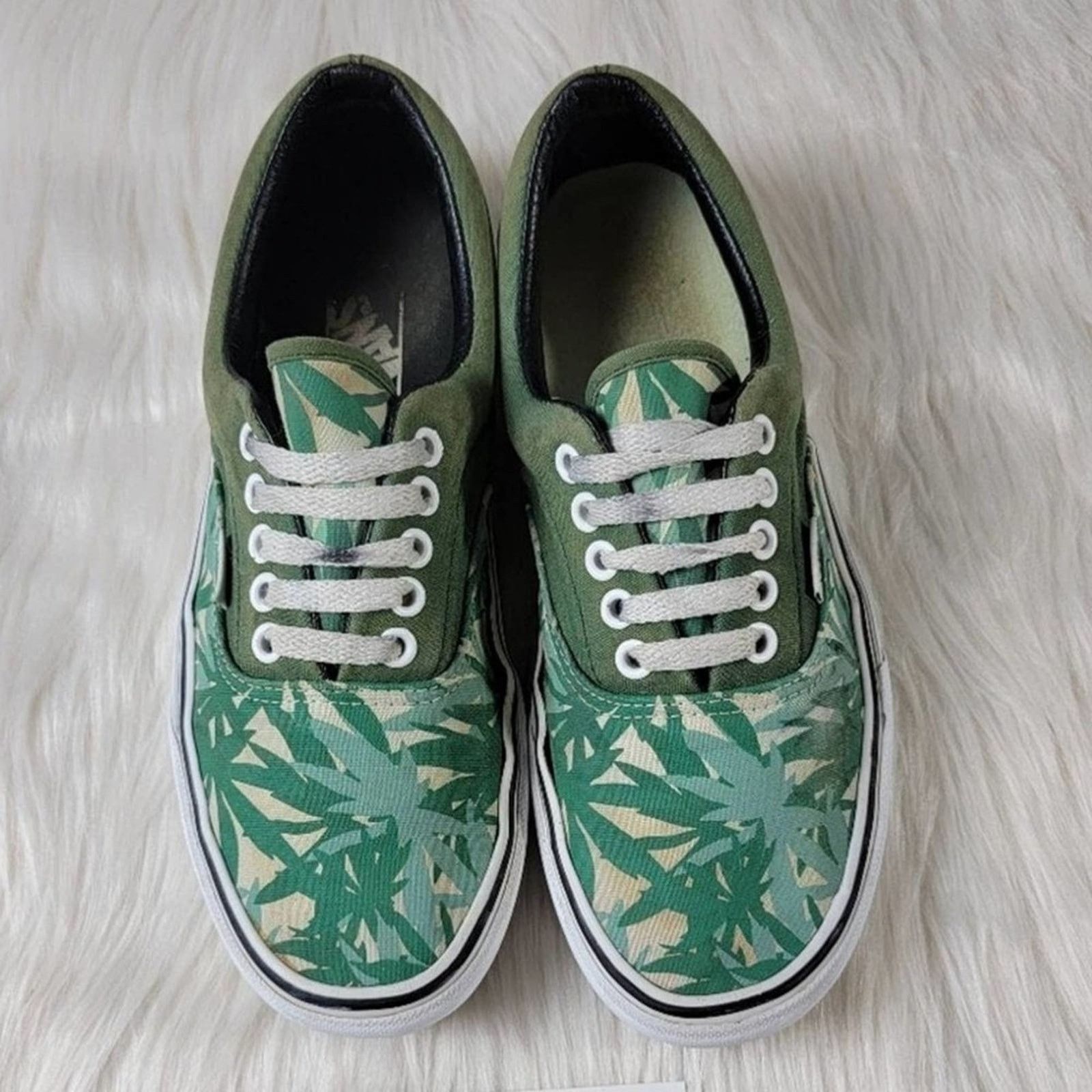 Vans Rare Mary-J Leaf Low Top Vans - 7.5/9 Size US 9 / IT 39 - 5 Thumbnail